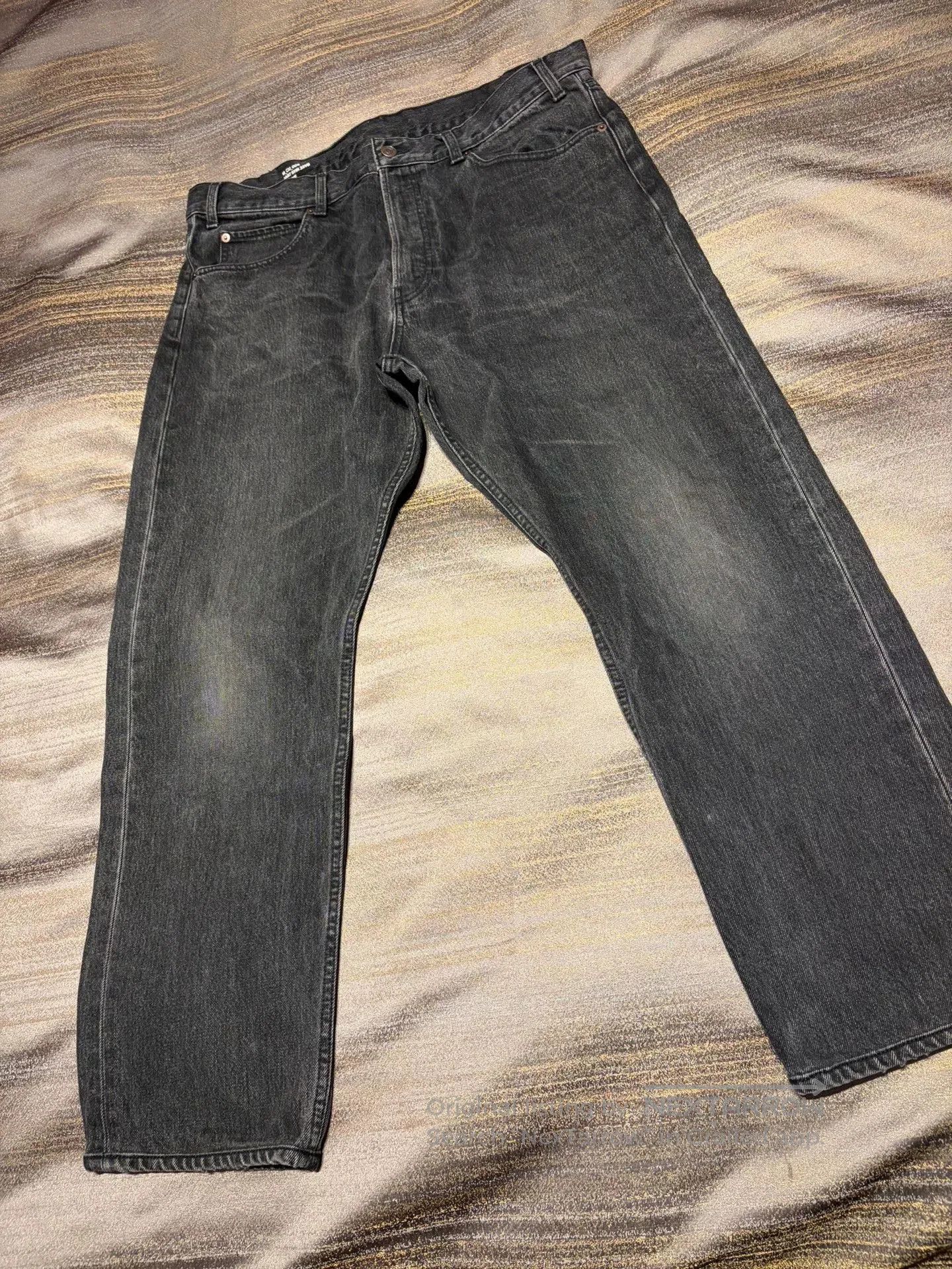 Celine Men's Gray-Black Denim Jeans Size 36.
