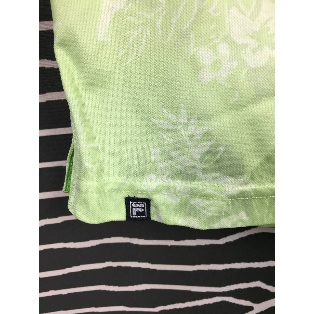 Fila × Vintage Fila Golf Everything Begins With Fun Patterned Polo Tee Size US M / EU 48-50 / 2 - 4 Thumbnail