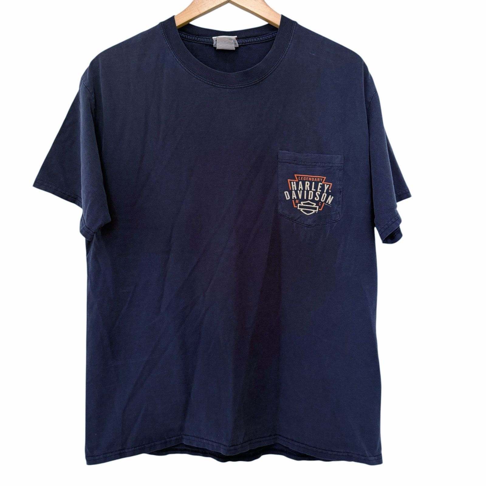Harley Davidson Harley Davidson Plourdes Madawaska Maine Pocket T Shirt Sz L Size US L / EU 52-54 / 3 - 1 Thumbnail