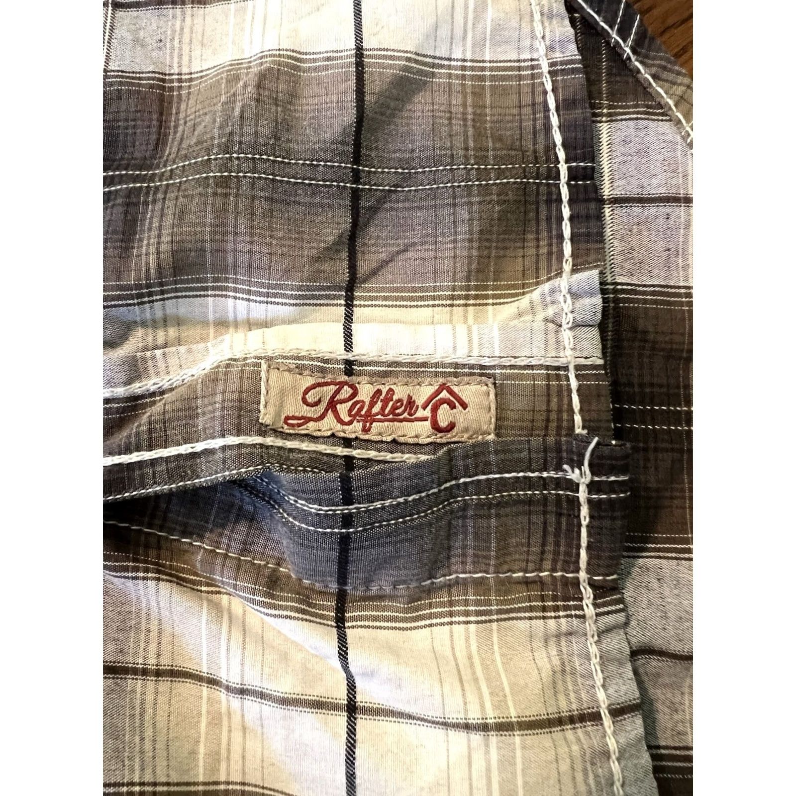 Roper Roper Cowboy Collection Plaid Snap Shirt Mens Small Western Pearl Snap Shirt Size US S / EU 44-46 / 1 - 4 Thumbnail