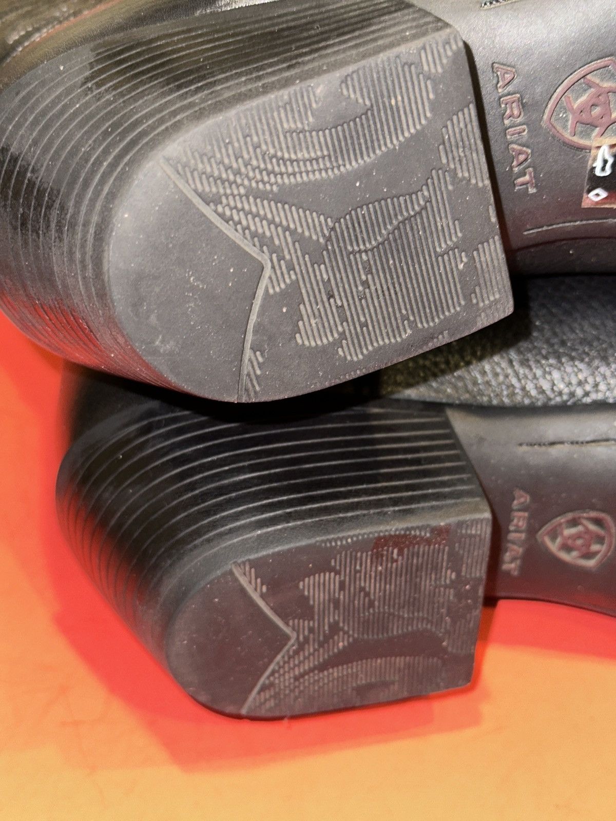 Ariat Ariat Heritage Western Deertan Blk Leather Cowboy Boots 10C Size US 10 / IT 40 - 9 Thumbnail