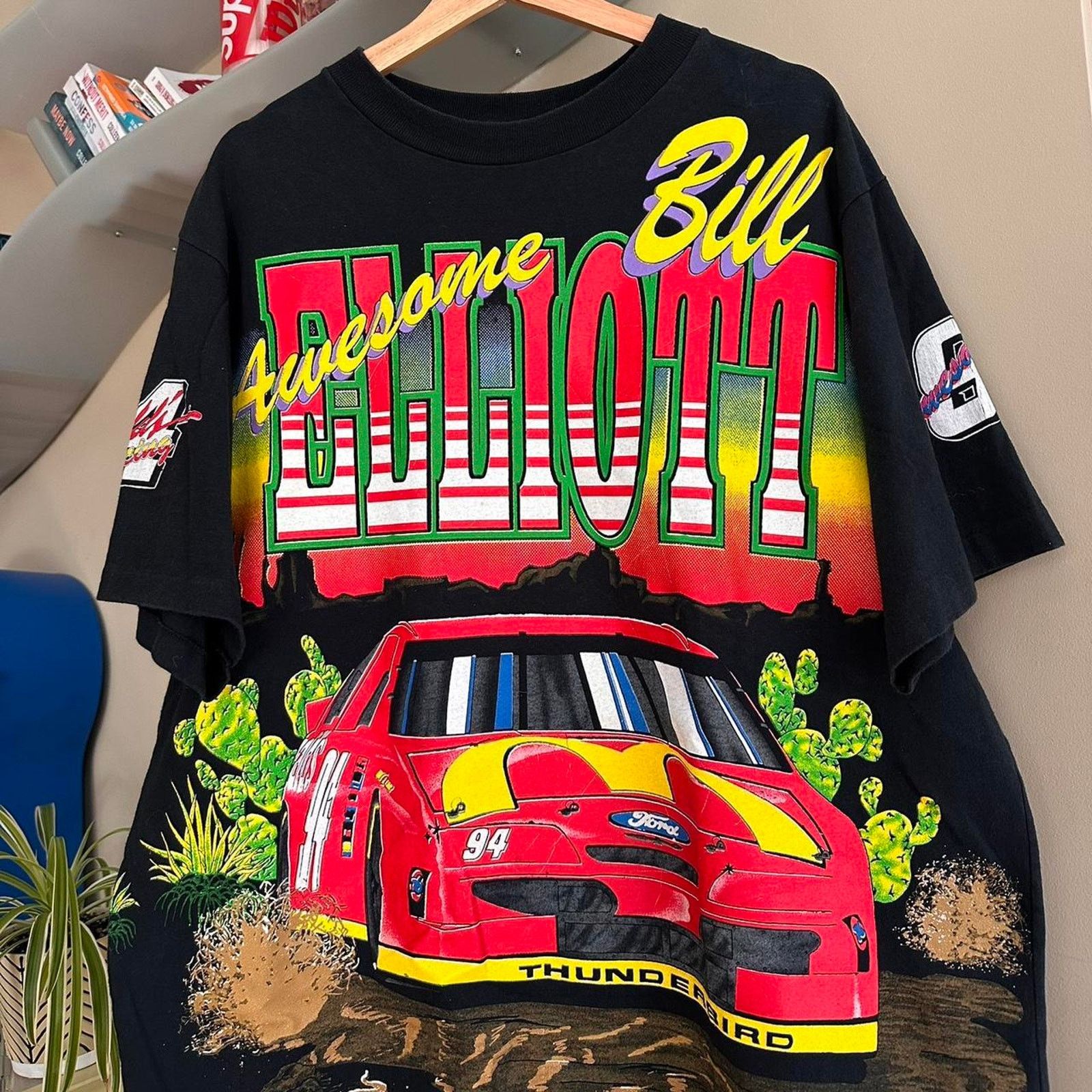 NASCAR × Vintage Vintage Bill Elliott McDonalds NASCAR Shirt Size US XL / EU 56 / 4 - 2 Thumbnail