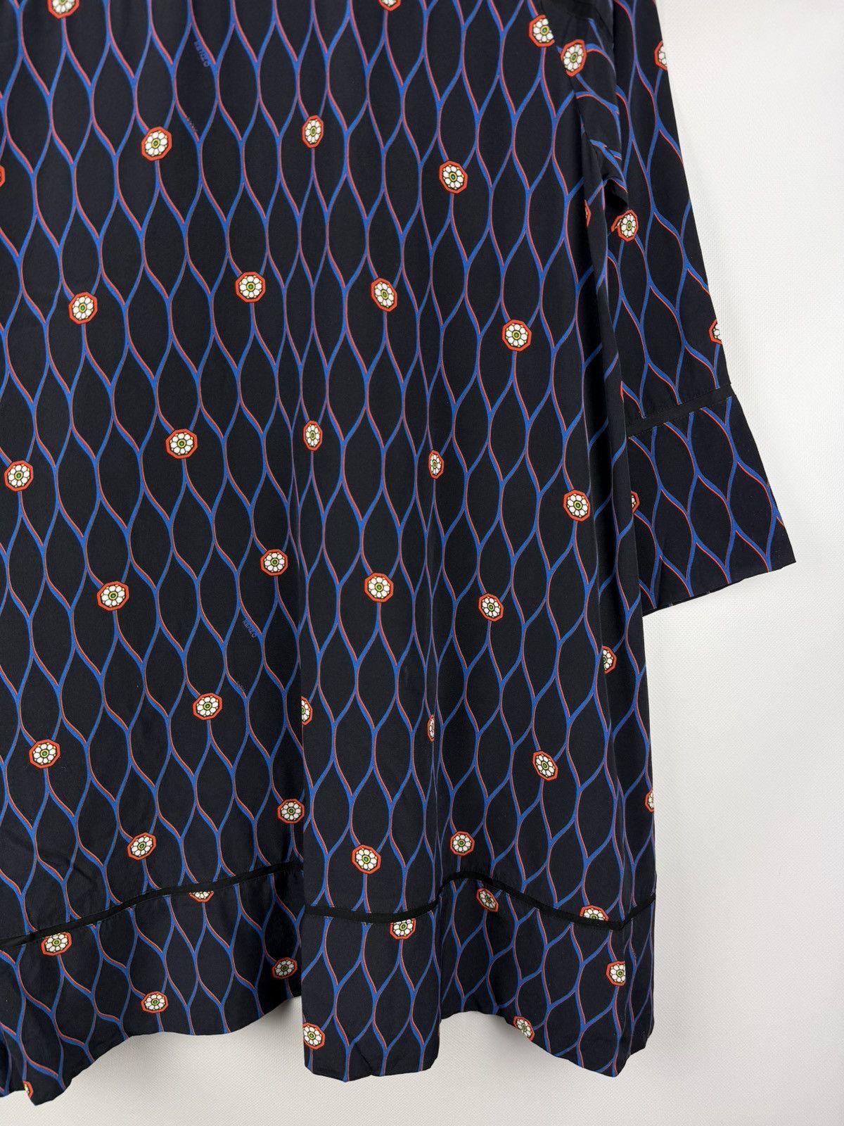 Kenzo Kenzo H&M Ladies Patterned Lagenlook Silk Tunic Blouse Dress Size L / US 10 / IT 46 - 21 Thumbnail