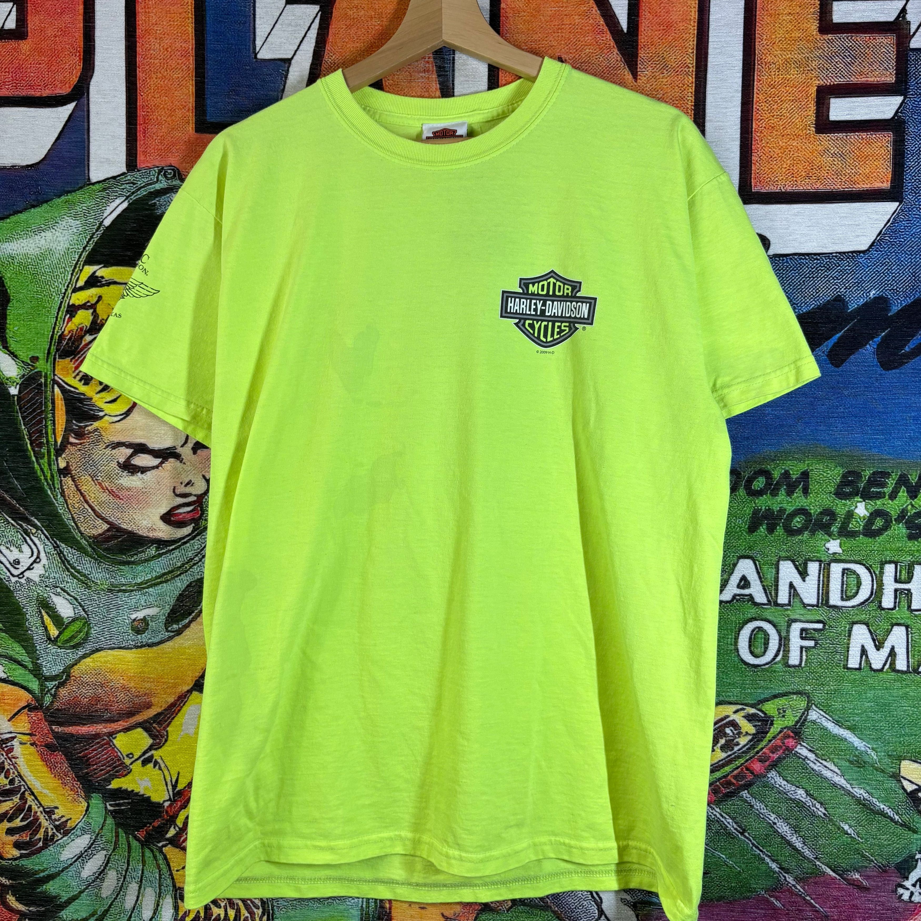 Harley Davidson Y2K Harley-Davidson " Can You See Me Now Stafford,Texas" Tee Size US L / EU 52-54 / 3 - 1 Thumbnail