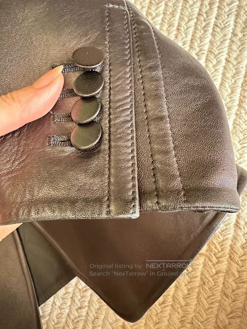 Valentino Valentino Thick leather coat Size US S / EU 44-46 / 1 - 9 Thumbnail