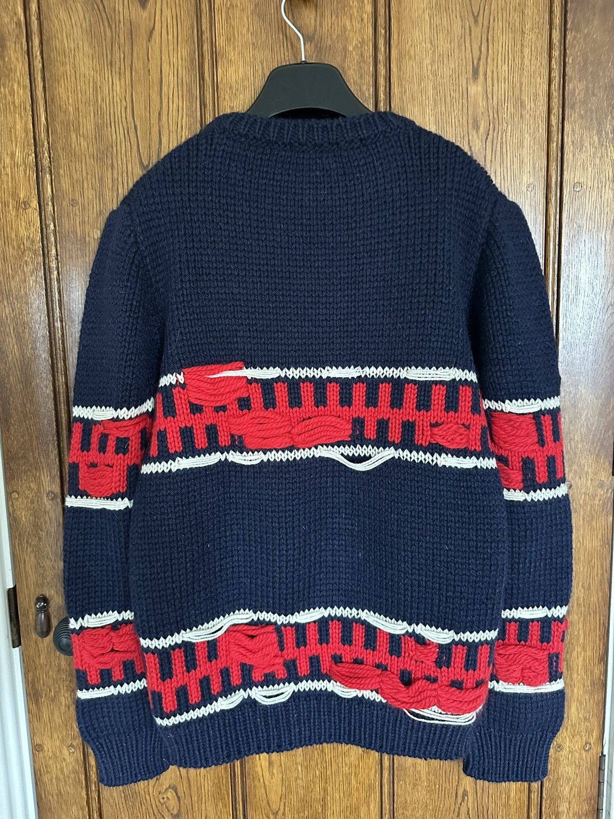 Calvin Klein 205W39NYC FW18 Calvin Klein 205w39nyc grail wool sweater RAF Simons Size US M / EU 48-50 / 2 - 17 Thumbnail