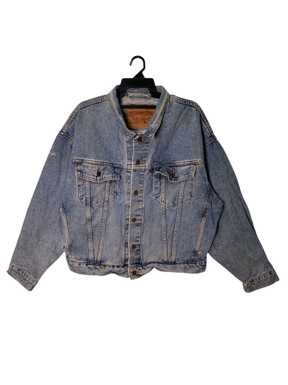 Levi's Vintage Clothing Rare Design Vintage Levi’s Trucker Jackets Size US L / EU 52-54 / 3 - 1 Thumbnail