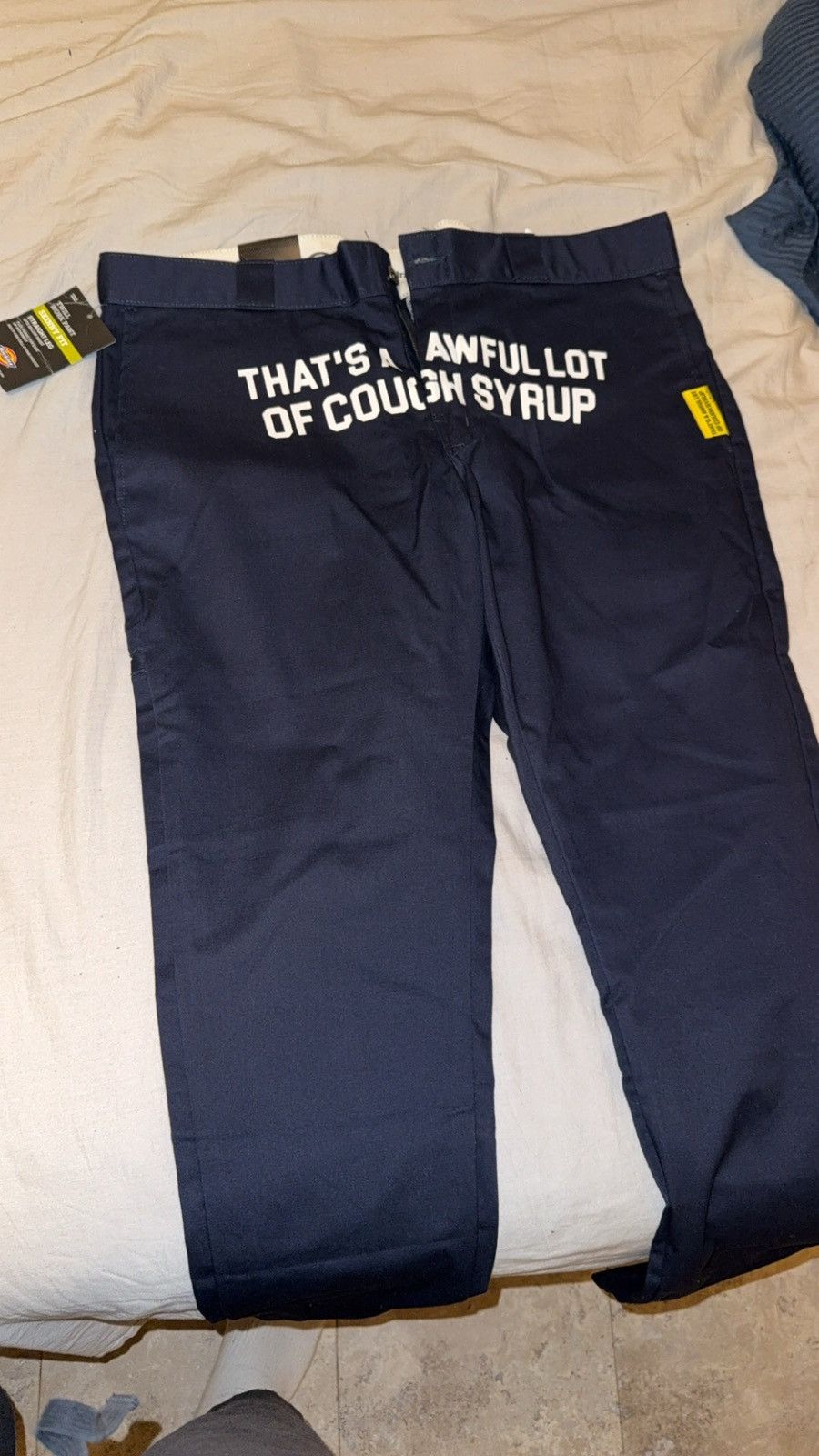 Awful Lot Of Cough Syrup Dickies Pants Size 38 x 30 brandnew