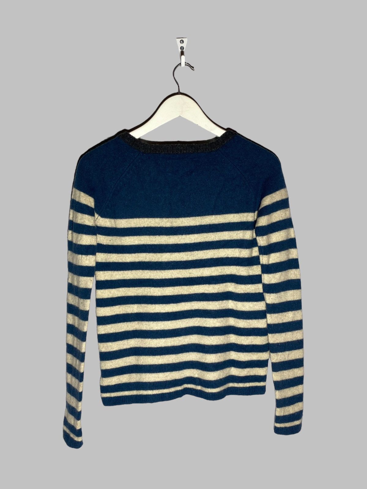 Zadig & Voltaire Zadig & Voltaire Wool Sweater Jumper Striped Pattern Size S Size S / US 4 / IT 40 - 2 Thumbnail