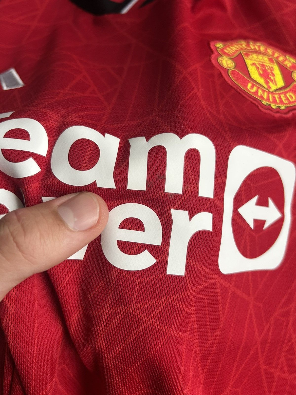 Adidas Adidas Manchester United 164cm 13-14Y Sports Football Jersey Size US XS / EU 42 / 0 - 8 Thumbnail