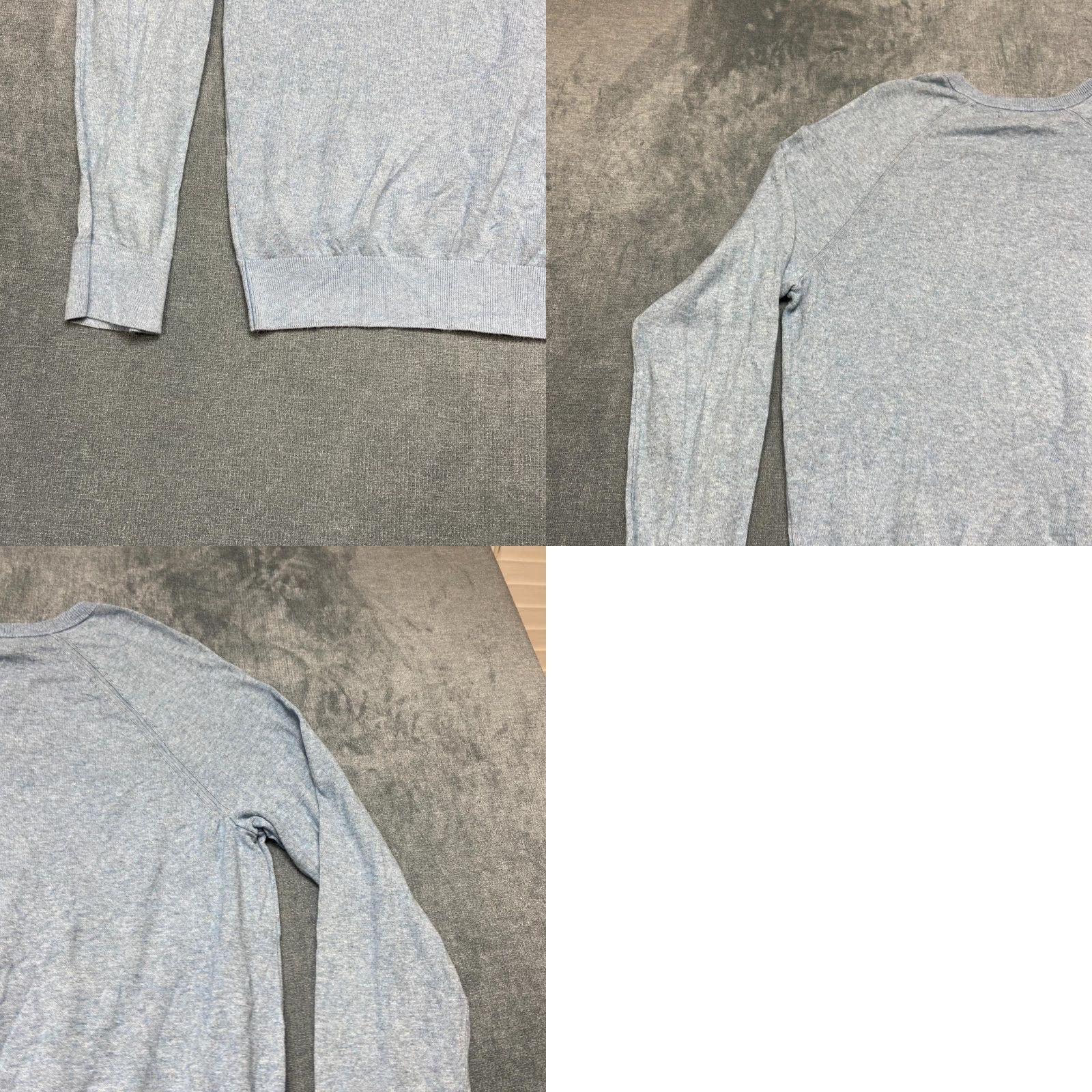 Banana Republic Banana Republic Sweater Men's Blue Large Cotton V-Neck Knit Raglan Long Sleeve Pullover Casual Cozy Knitwear Outdoors Modern Fall Winter Size US L / EU 52-54 / 3 - 9 Thumbnail