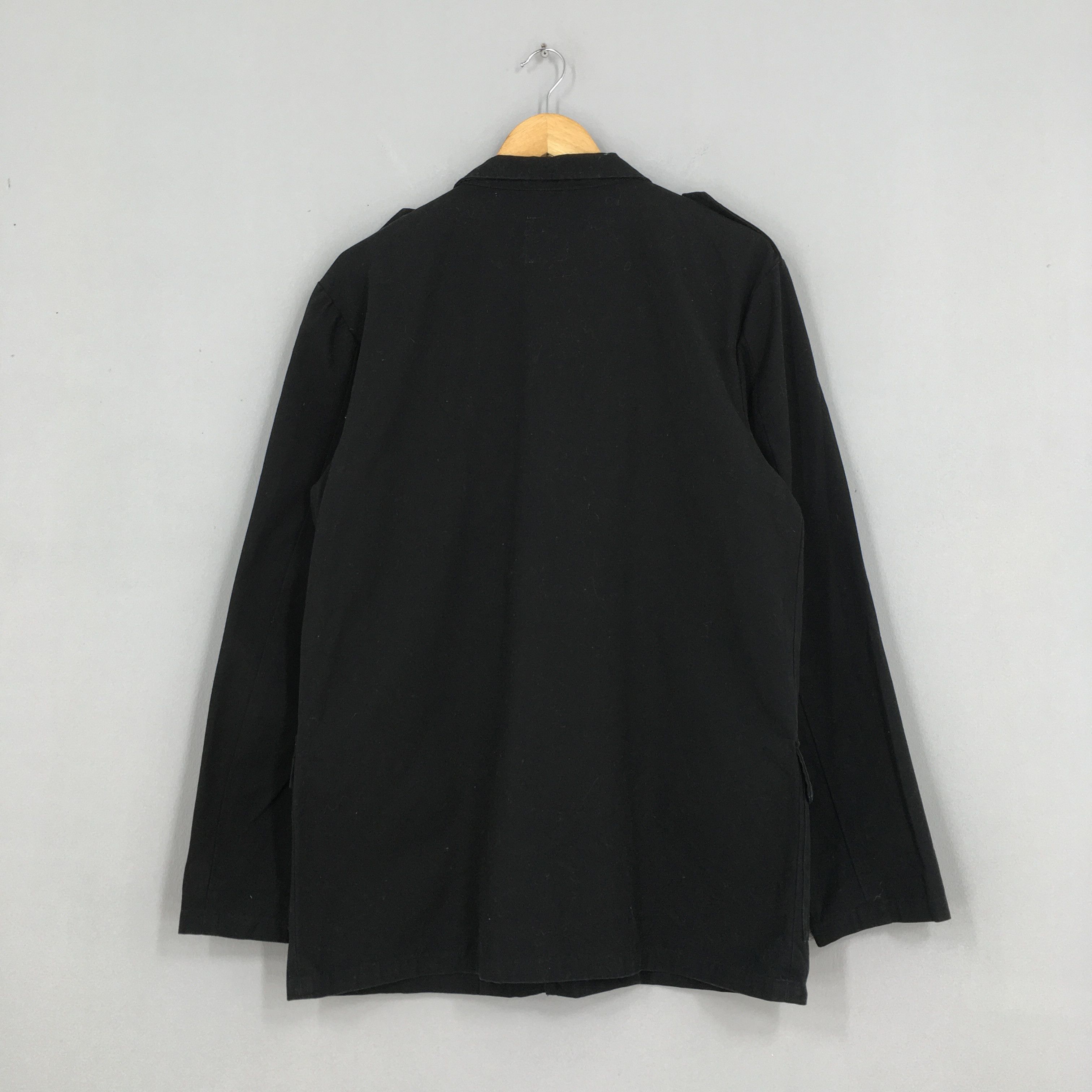 eS Vintage 1990s Black Denim Jeans Workwear Jacket Large Size US L / EU 52-54 / 3 - 9 Thumbnail