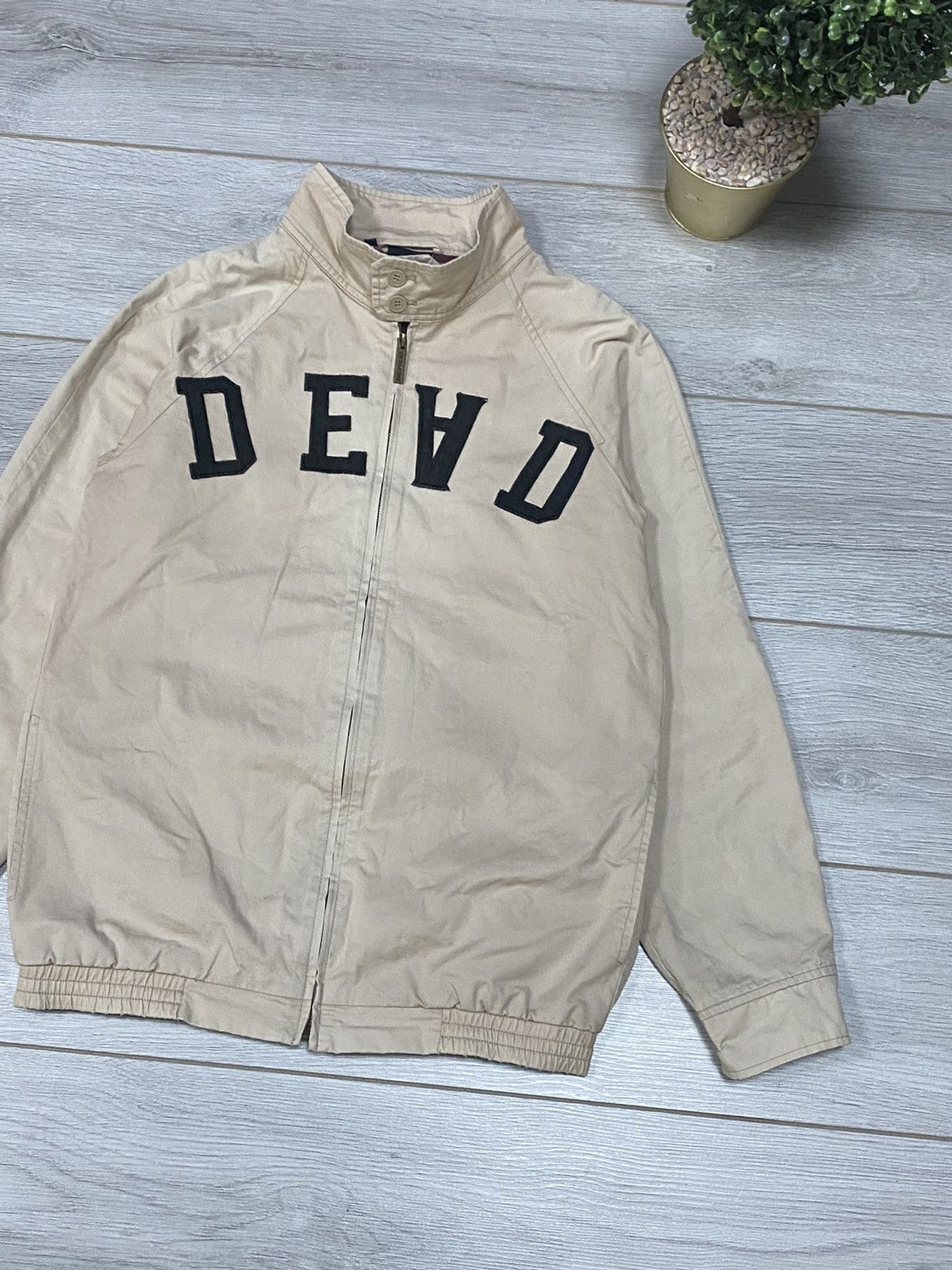 Drop Dead Clothing Drop Dead Clothing RARE spell out Swing top Jacket zip Size US S / EU 44-46 / 1 - 5 Thumbnail