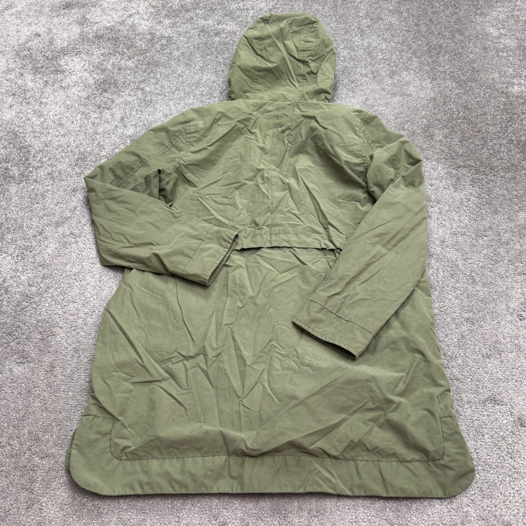 Old Navy Old Navy Anorak Hoodie Parka Jacket Women Small Olive Green Lined Casual Outdoor Size S / US 4 / IT 40 - 2 Thumbnail