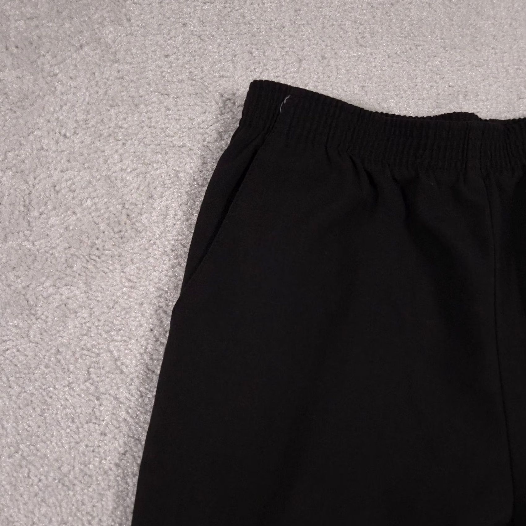 Vintage Briggs New York Crop Pants Womens 10P Straight Leg Elastic Waist Pockets Black Size 32" / US 10 / IT 46 - 3 Thumbnail