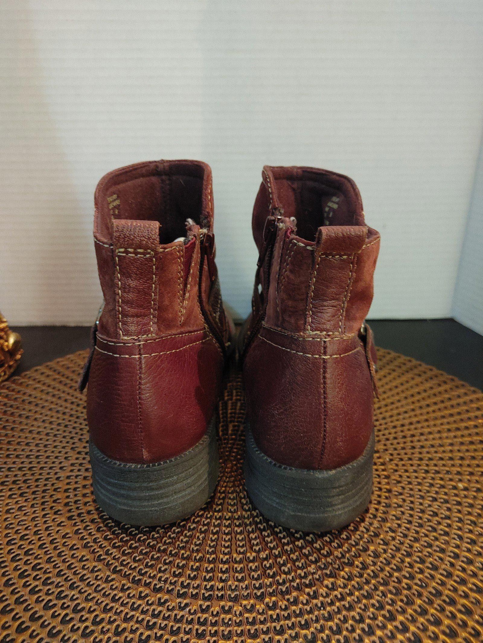 Designer Earth Origins Paris Leather Boots Size 9M Size US 9 / IT 39 - 5 Thumbnail
