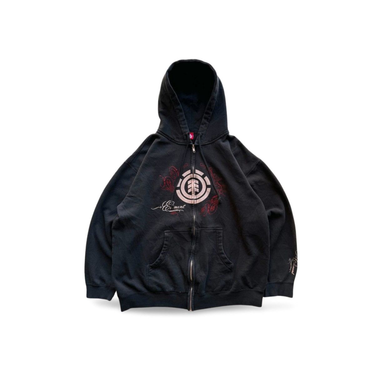 Element Element Baggy Skate Zip-Up Y2K Hoodie Size US L / EU 52-54 / 3 - 1 Thumbnail