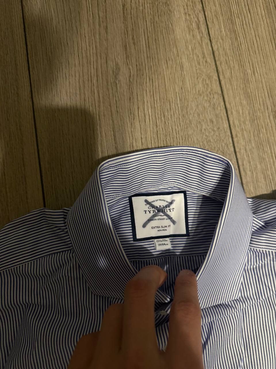 Charles Tyrwhitt charles tyrwhitt shirt mens 15.5 extra slim fit striped Size US M / EU 48-50 / 2 - 3 Thumbnail