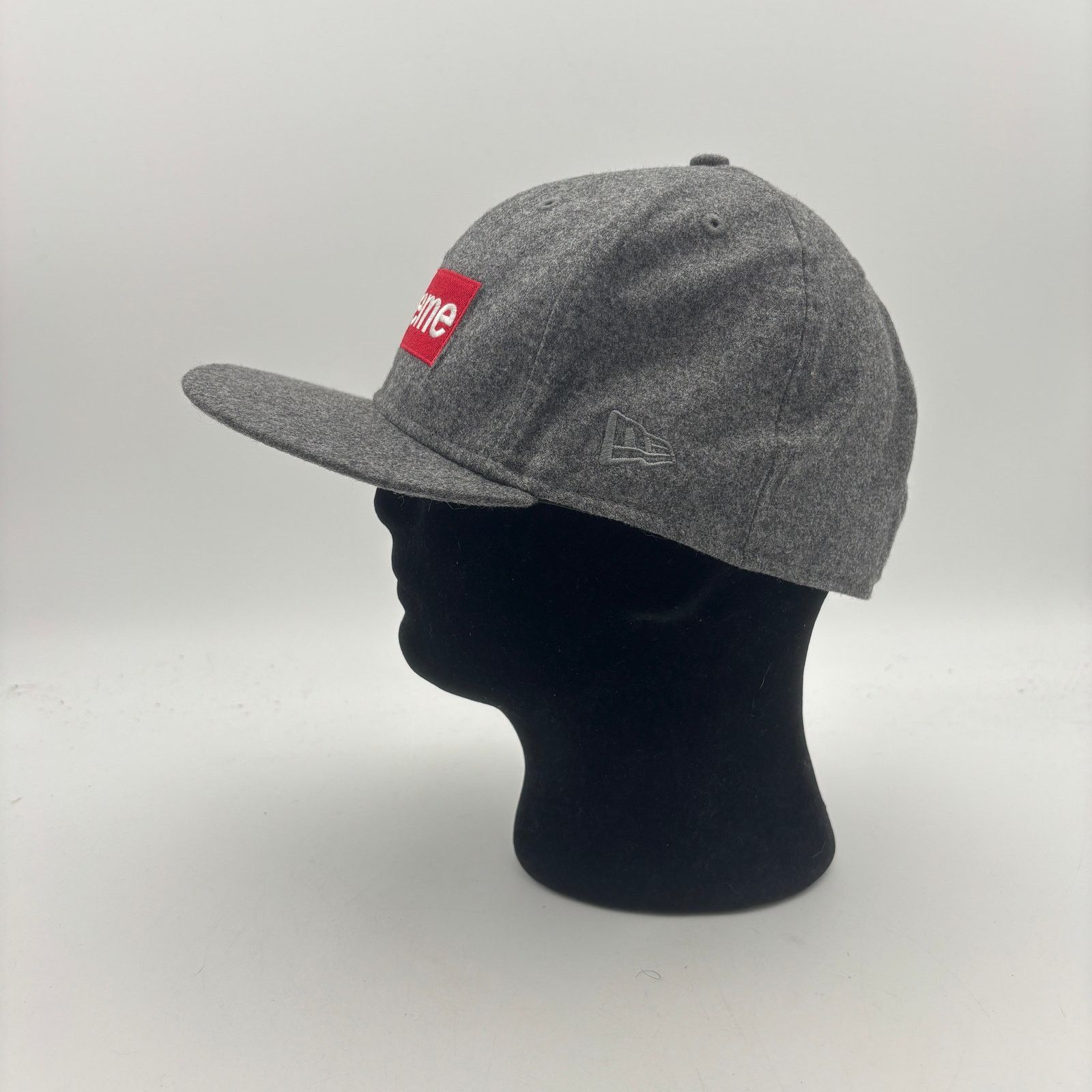 Loro Piana × New Era × Supreme Supreme x Loro Piana Wool Cashmere Fitted Cap 71/2 New Era Size ONE SIZE - 5 Thumbnail
