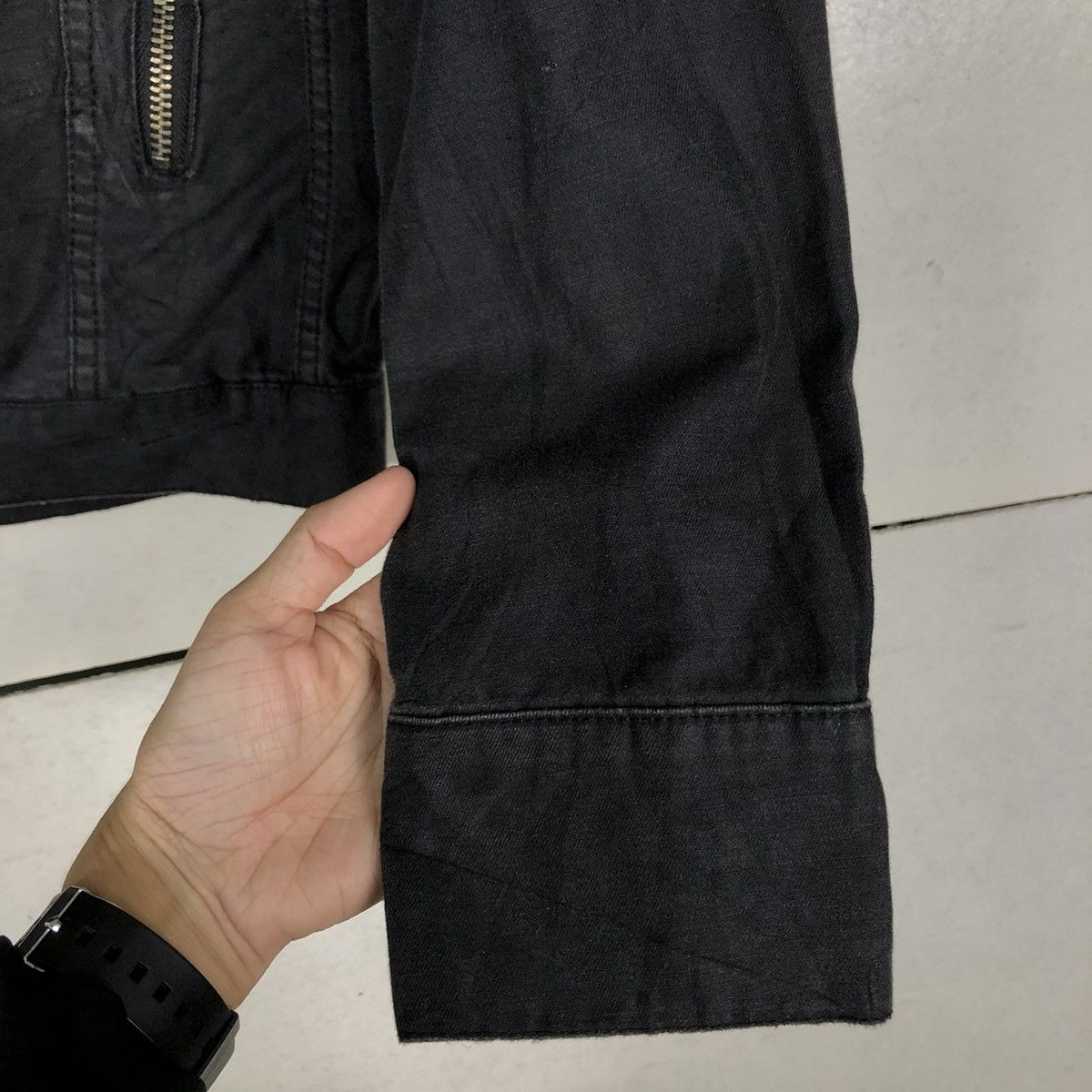Japanese Brand 🔥CROPPED BIKER JACKET G.O.A BONDAGE DESIGN PARACHUTE SYLE Size US M / EU 48-50 / 2 - 18 Thumbnail