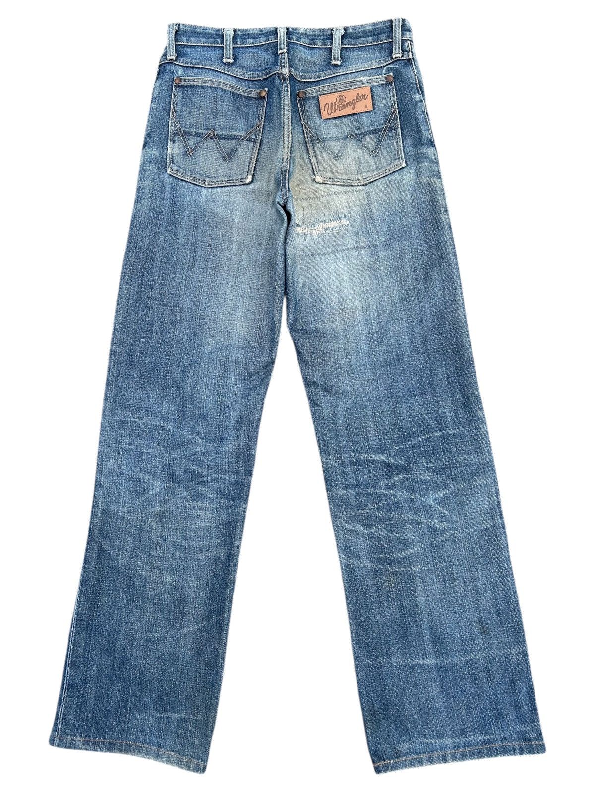 Kapital VINTAGE WRANGLER BLUE BELL SELVEDGE DISTRESSED DENIM JEANS Size US 31 - 1 Thumbnail