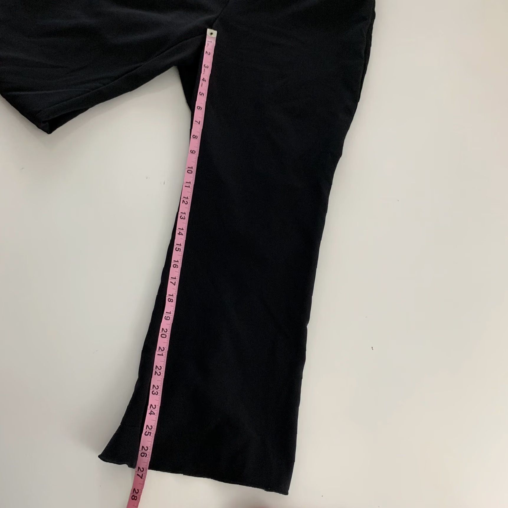 Vintage INC Cropped Dress Pants Women's 14 Black Size 36" / US 14 / IT 50 - 6 Thumbnail
