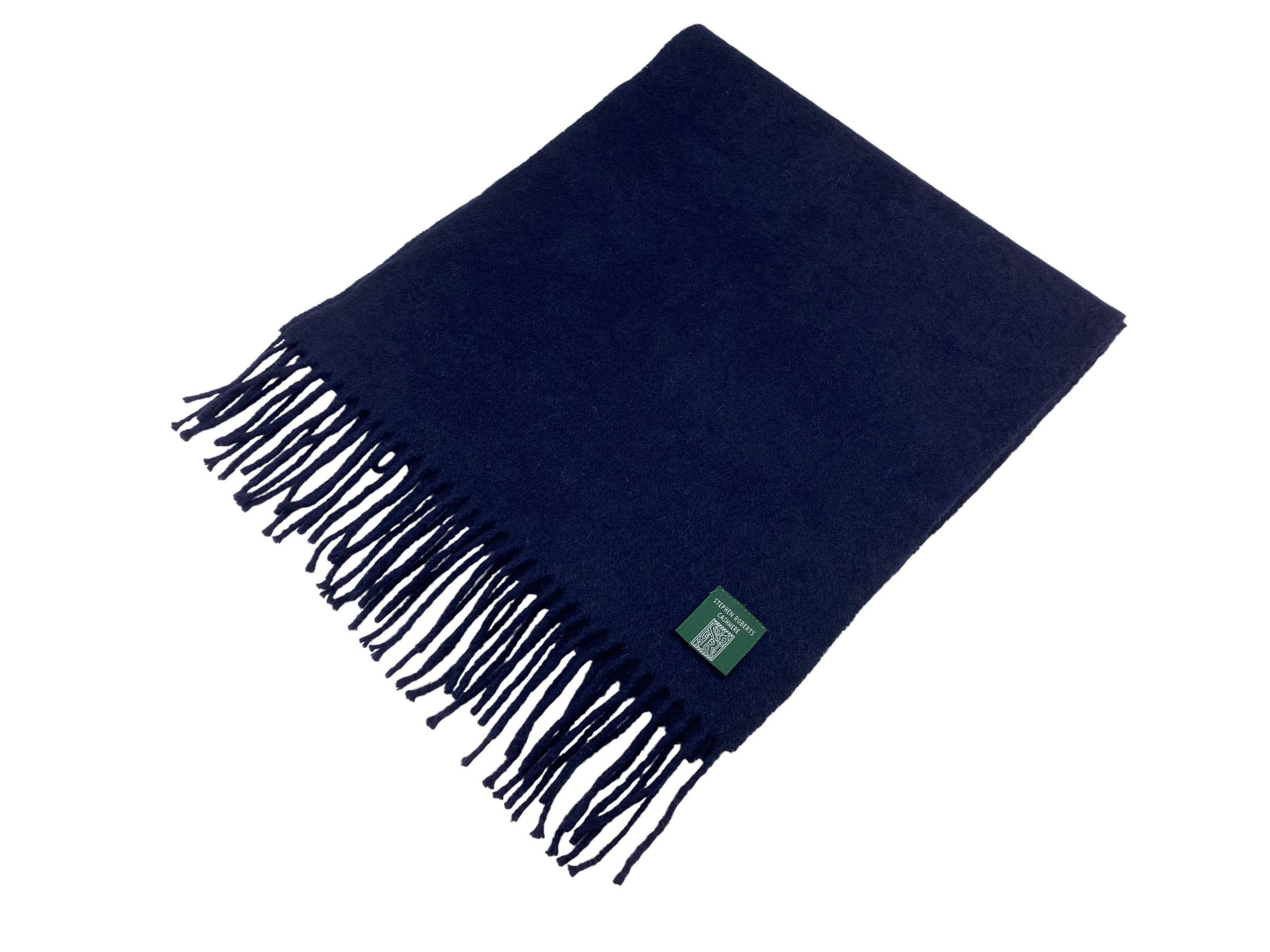 Vintage Vintage Stephens Roberts Pure Cashmere Scarf Luxury 90s Size ONE SIZE - 4 Thumbnail