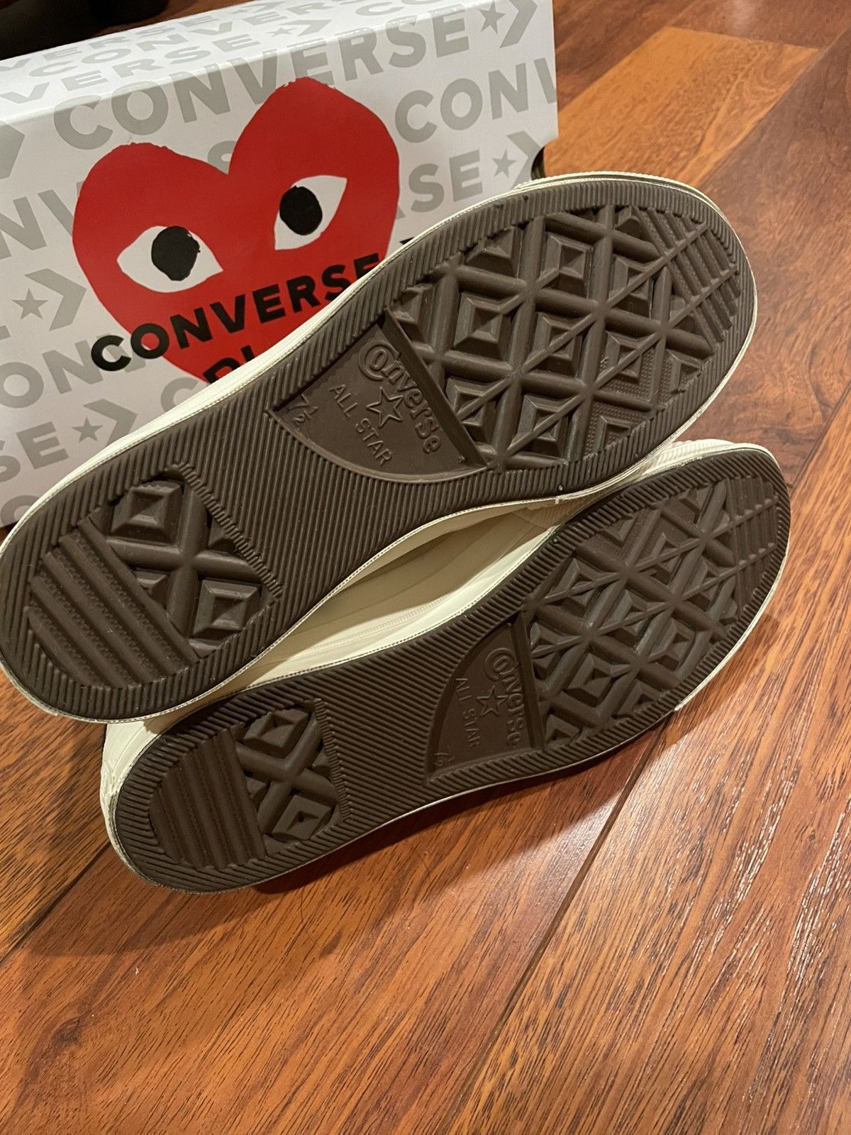 Other Comme des Garcons PLAY x Converse Chuck 70 High Multi Heart Size US 7.5 / EU 40-41 - 3 Thumbnail