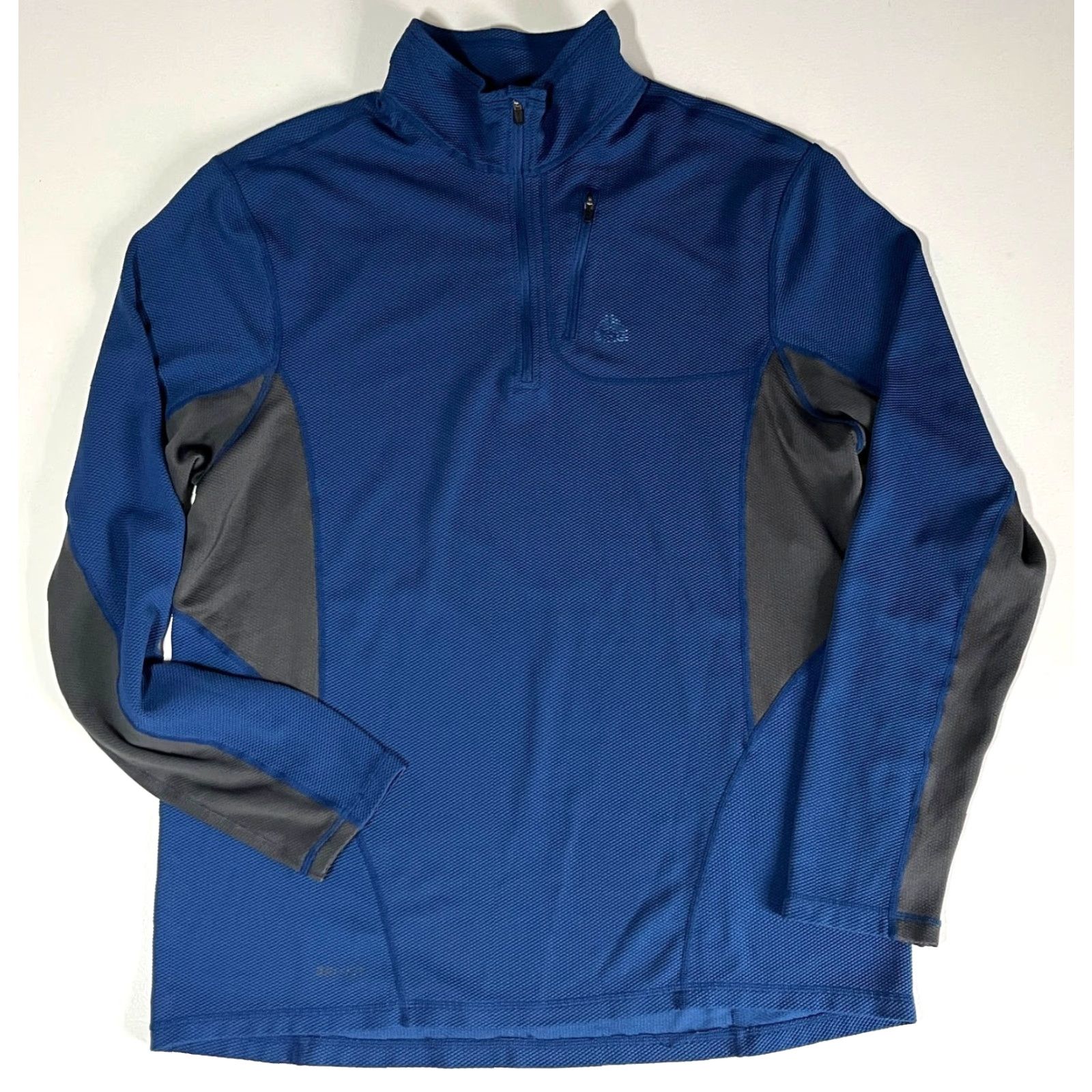 Nike Nike Dri-Fit ACG 1/4 Zip Pullover Shirt XL Blue Men’s (Long Sleeve) Activewear Pullover Zip Mock Neck Logo 100% Polyester Size US XL / EU 56 / 4 - 3 Thumbnail