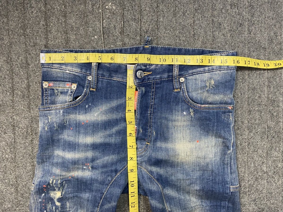 Dsquared2 Dsquared2 Italy Indigo Denim Jeans Double Knee Buttonfly Size US 31 - 13 Thumbnail