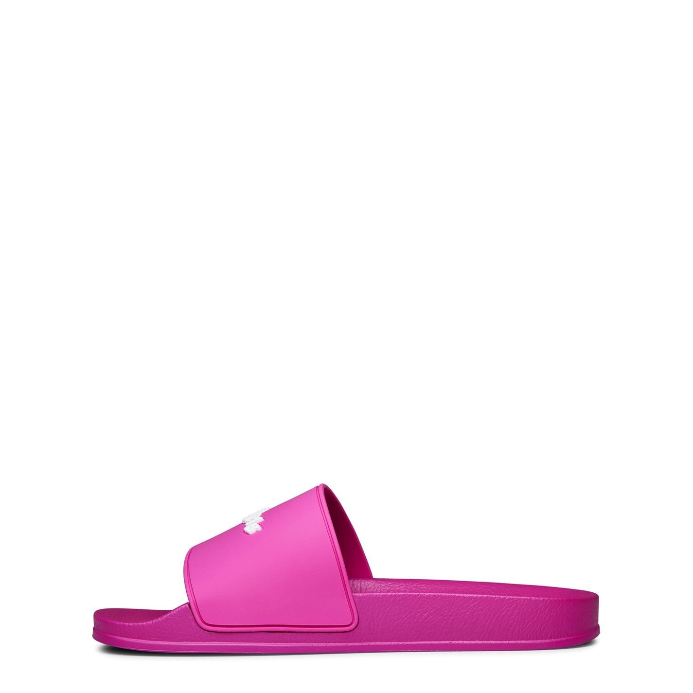 Palm Angels o1g2r1mq0425 Monogram Pool Sliders in Fuchsia Size US 11 / IT 41 - 3 Thumbnail