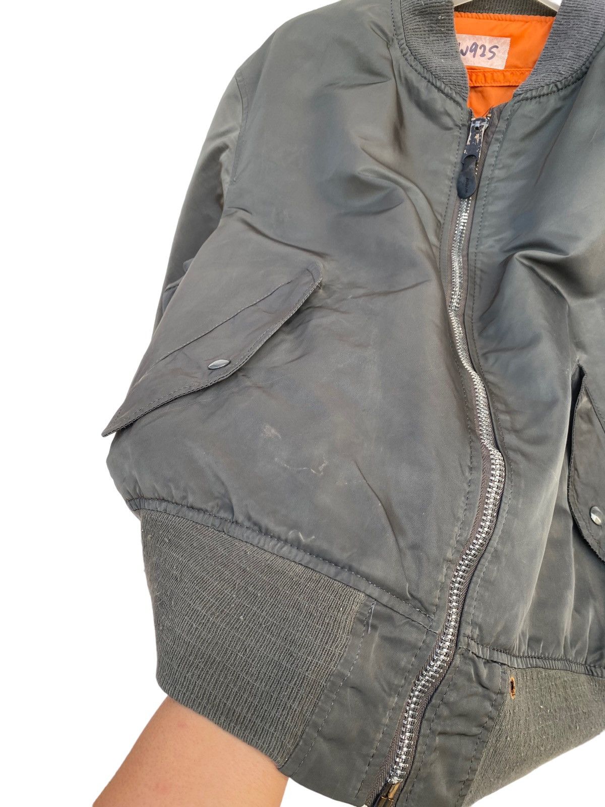 Alpha Industries Vintage Alpha Industries Bomber Jacket Size US L / EU 52-54 / 3 - 3 Thumbnail
