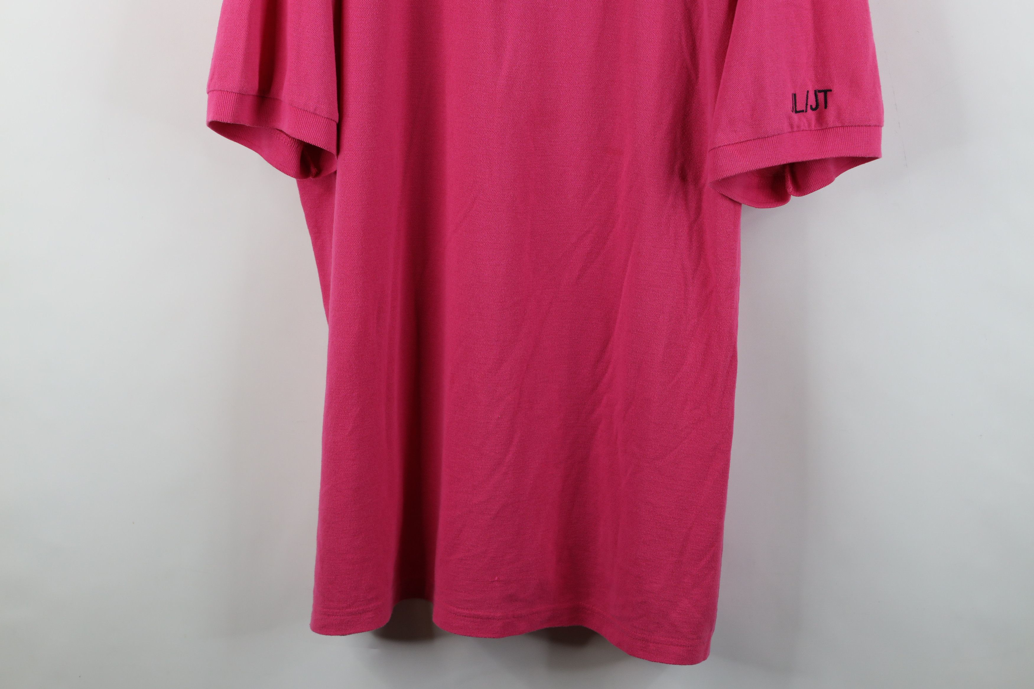 Vintage Vintage 90s Y2K Motors Car Collared Golf Polo Shirt Pink Size US XXL / EU 58 / 5 - 3 Thumbnail