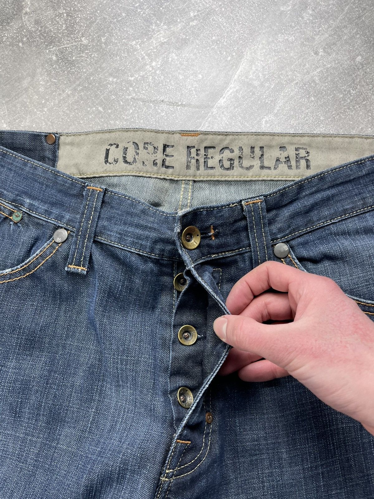 G-Star G Star Raw Core Regular Blue Denim Jeans Made in India Size US 34 / EU 50 - 9 Thumbnail