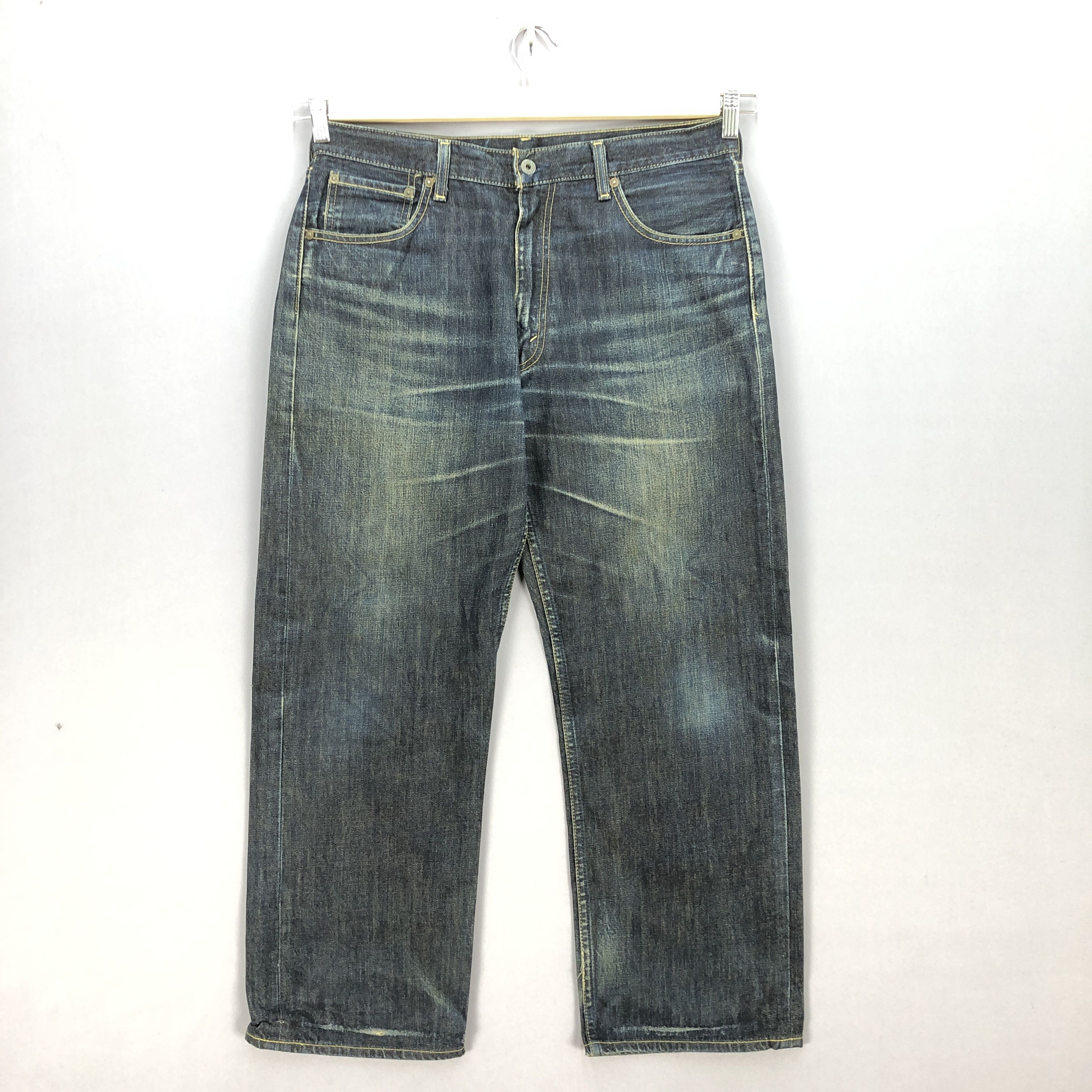 Levi's Vintage Levis 503 Distressed Jeans Levi's Stonewash Denim Size US 32 / EU 48 - 1 Thumbnail