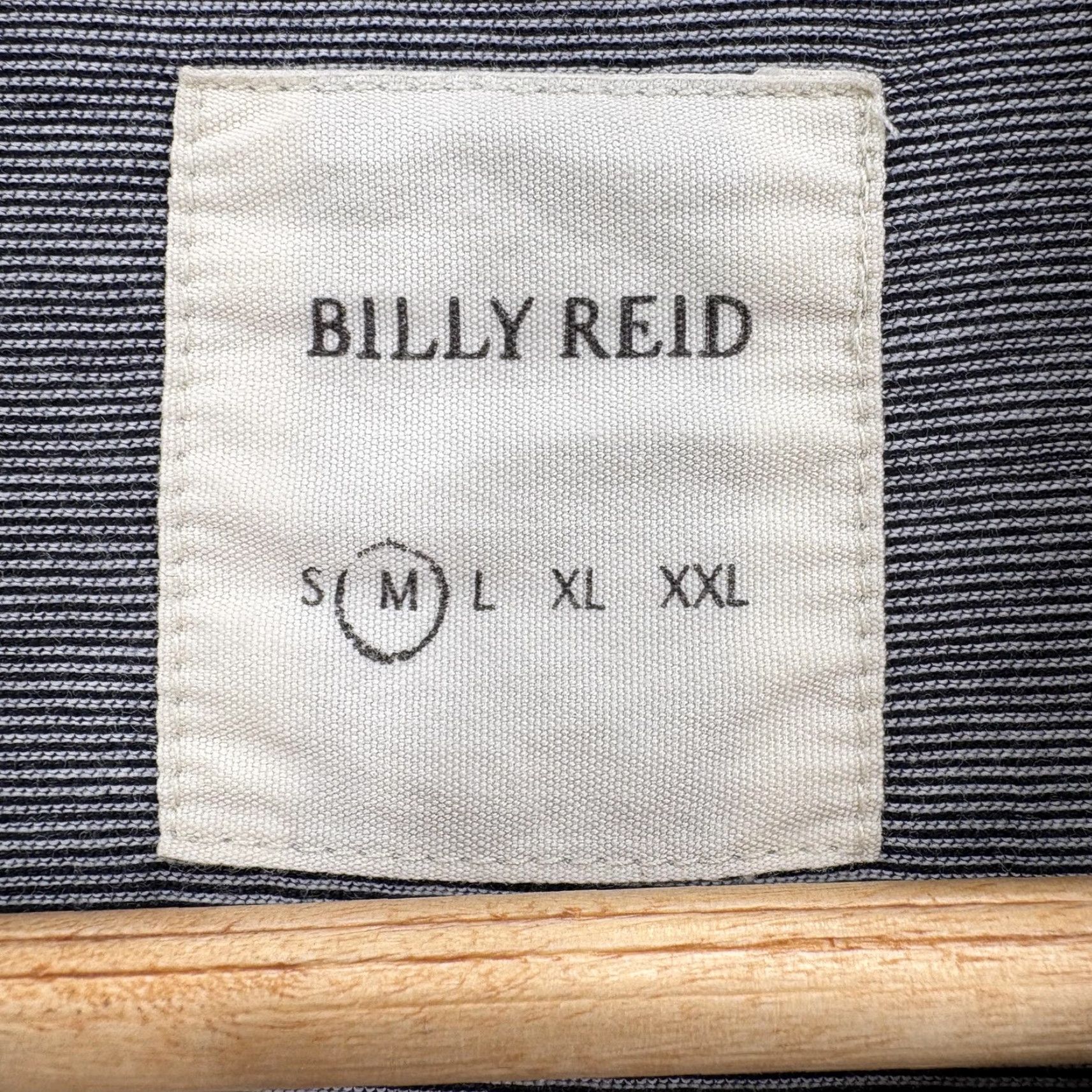 Billy Reid Billy Reid Polo Shirt Mens M Gray Stripe Pocket Jersey Cotton Casual Preppy Size US M / EU 48-50 / 2 - 3 Thumbnail