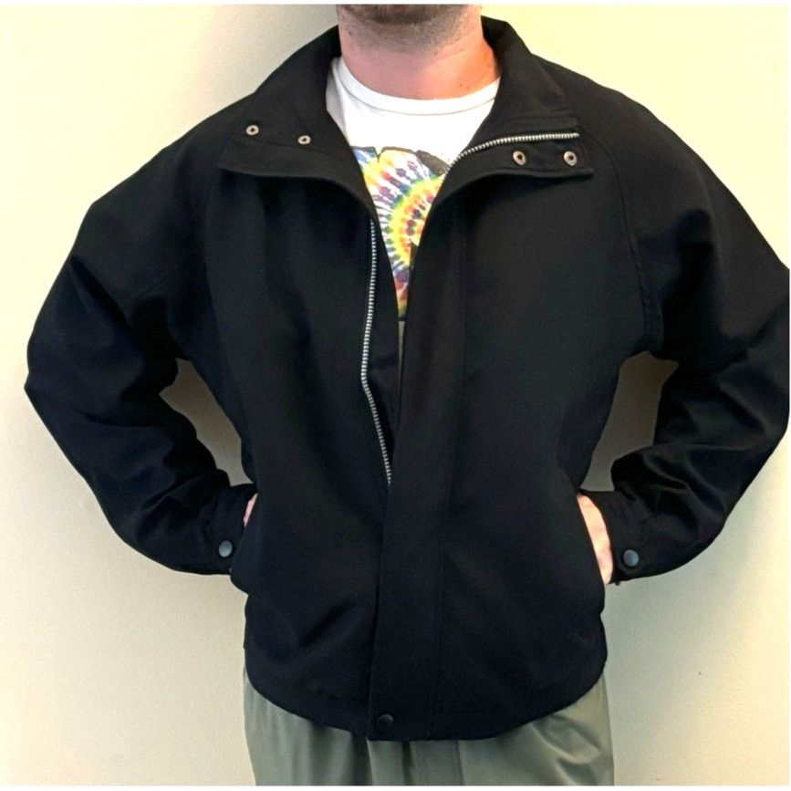 Other BOXIN.AOA.JW Men's Black Zip Up Windbreaker Jacket | Size M Size US M / EU 48-50 / 2 - 1 Thumbnail