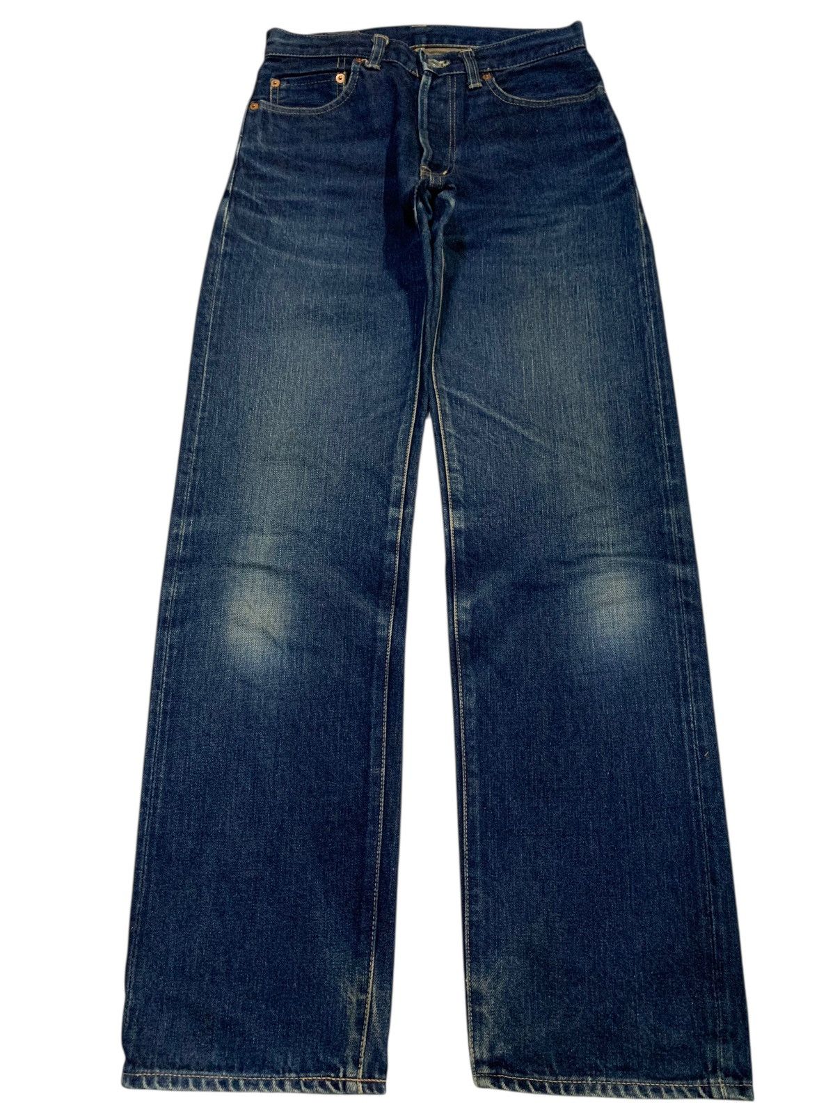 Kapital Vintage Hr Market Selvedge Button fly Faded Distressed Denim Size US 27 - 3 Thumbnail