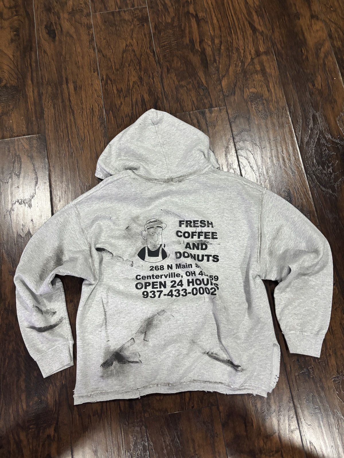 Other Vintage thrashed donut shop hoodie Size US L / EU 52-54 / 3 - 2 Thumbnail