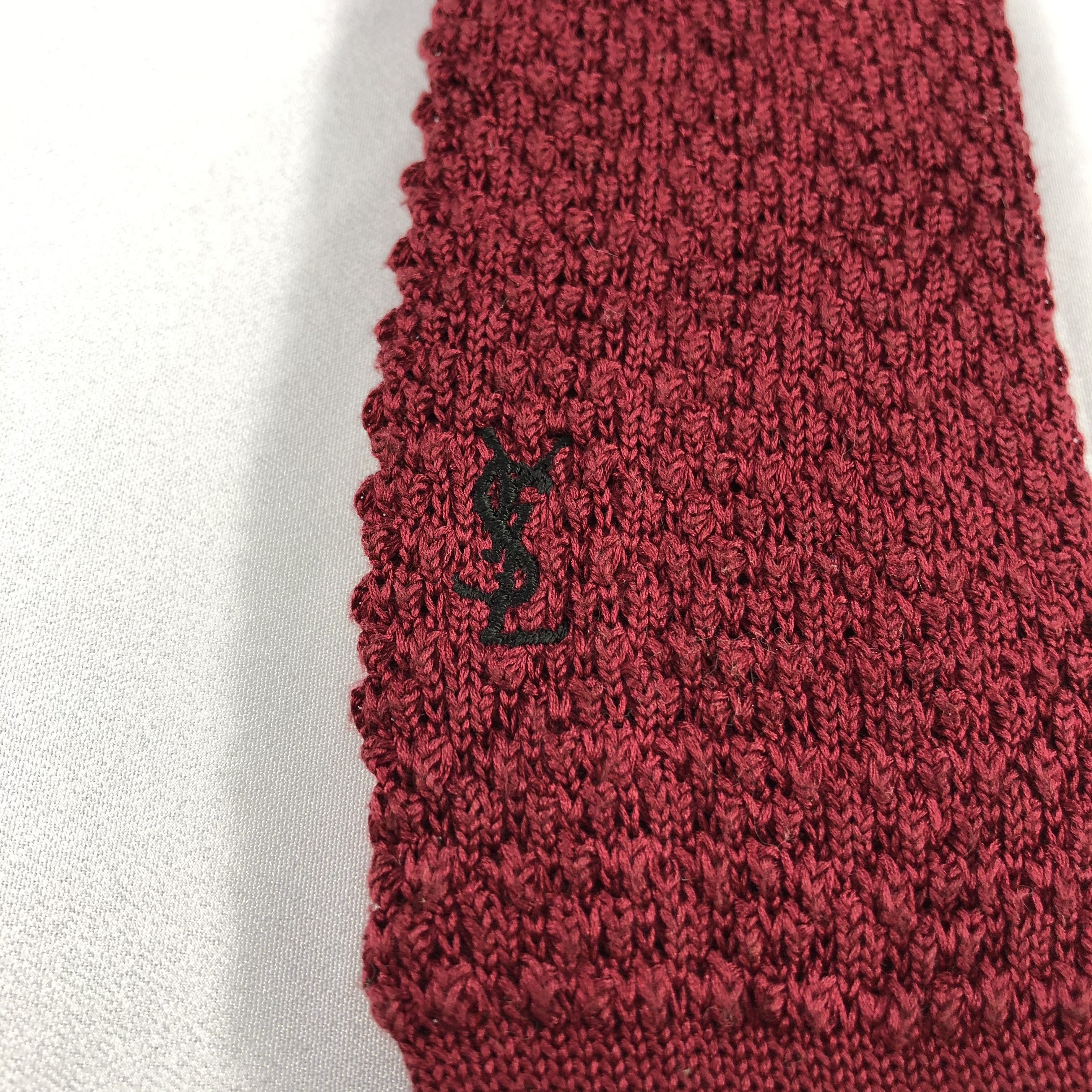 Yves Saint Laurent Yves Saint Laurent Knitted Neck Ties T70 Size ONE SIZE - 2 Thumbnail