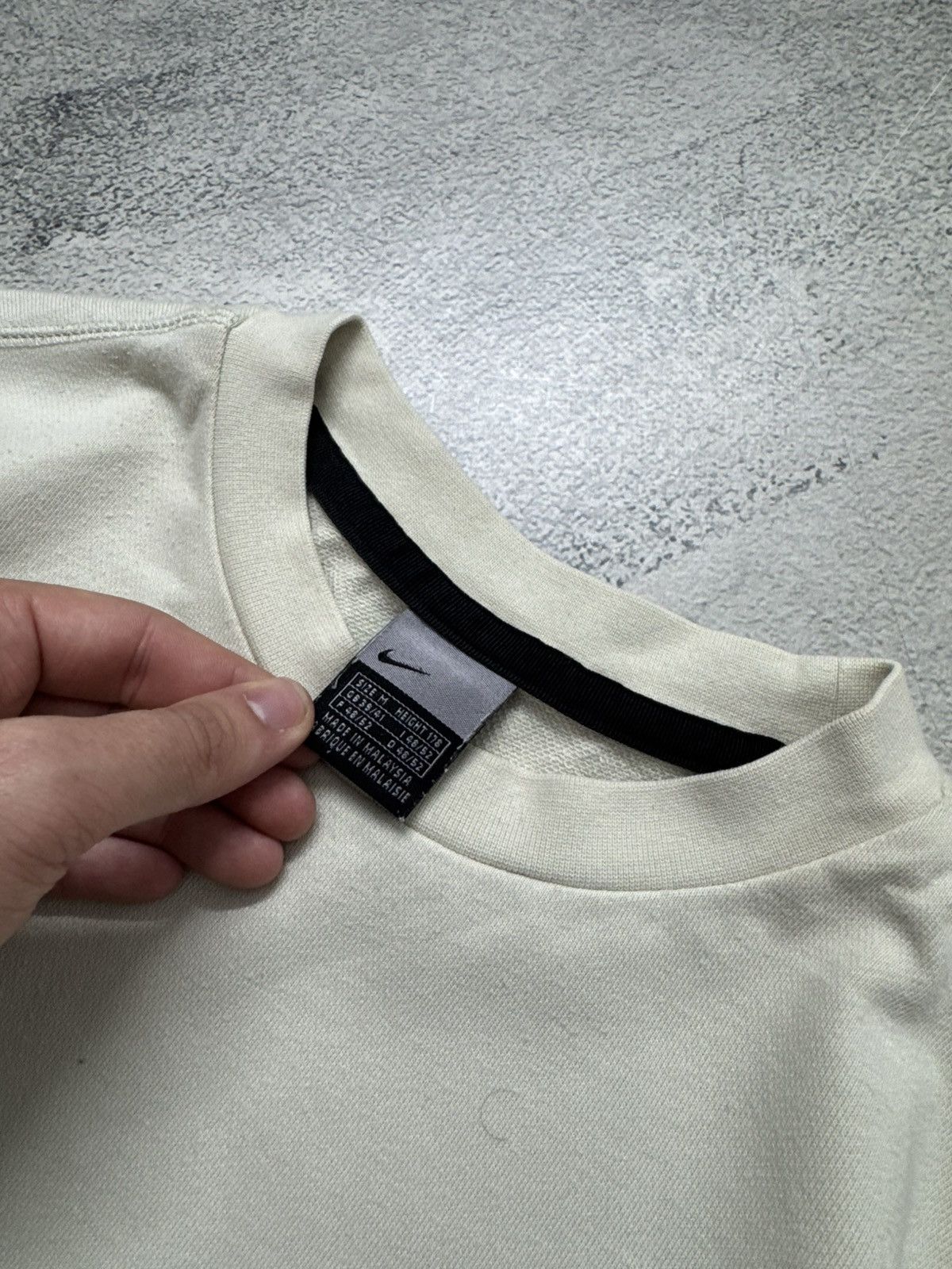 Nike Vintage Y2k Nike Mini Swoosh Sweatshirt 90’s Size US M / EU 48-50 / 2 - 9 Thumbnail