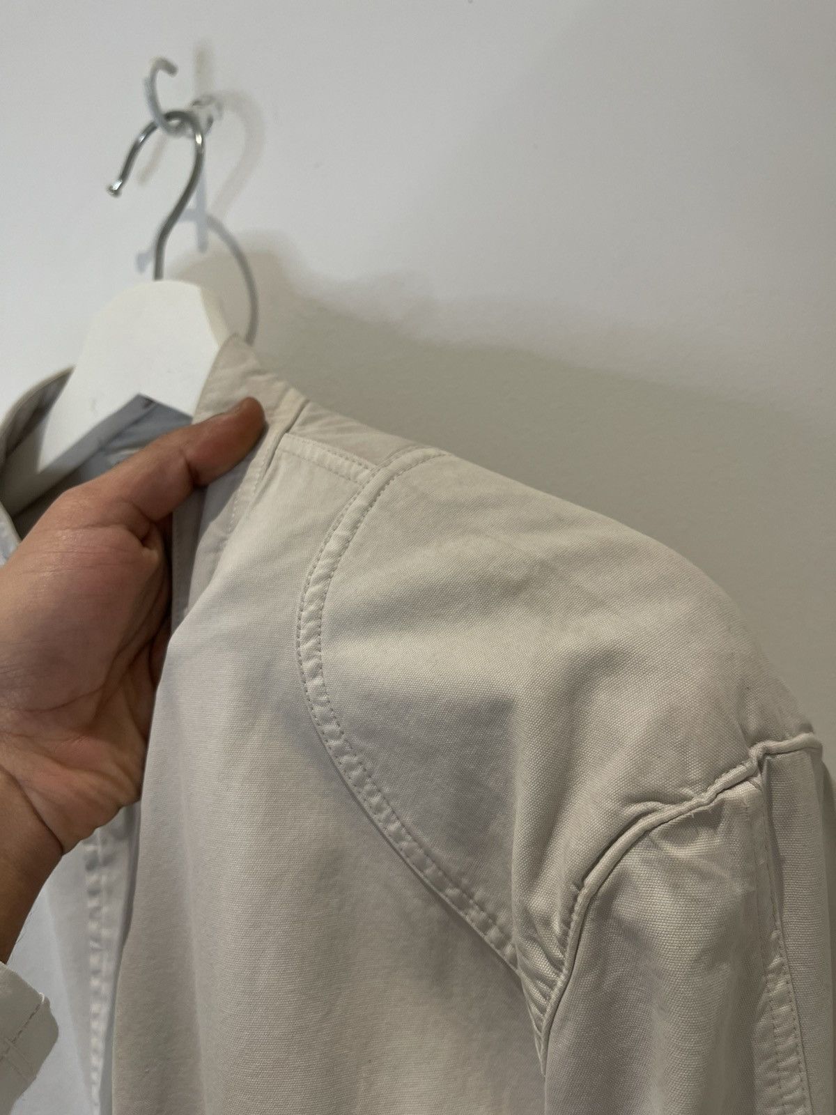 Maison Margiela Maison Martin Margiela SS06 Light Grey Cotton Field Jacket Size US L / EU 52-54 / 3 - 23 Thumbnail