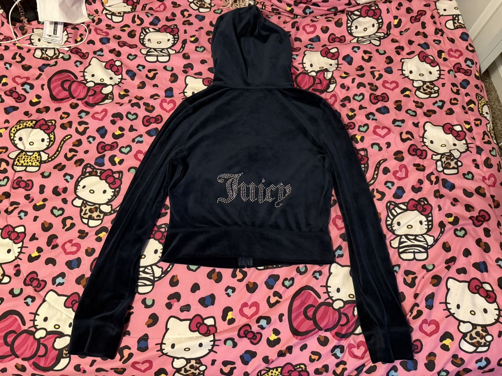 Juicy Couture Juicy Couture Navy Blue Jacket Size S / US 4 / IT 40 - 1 Thumbnail