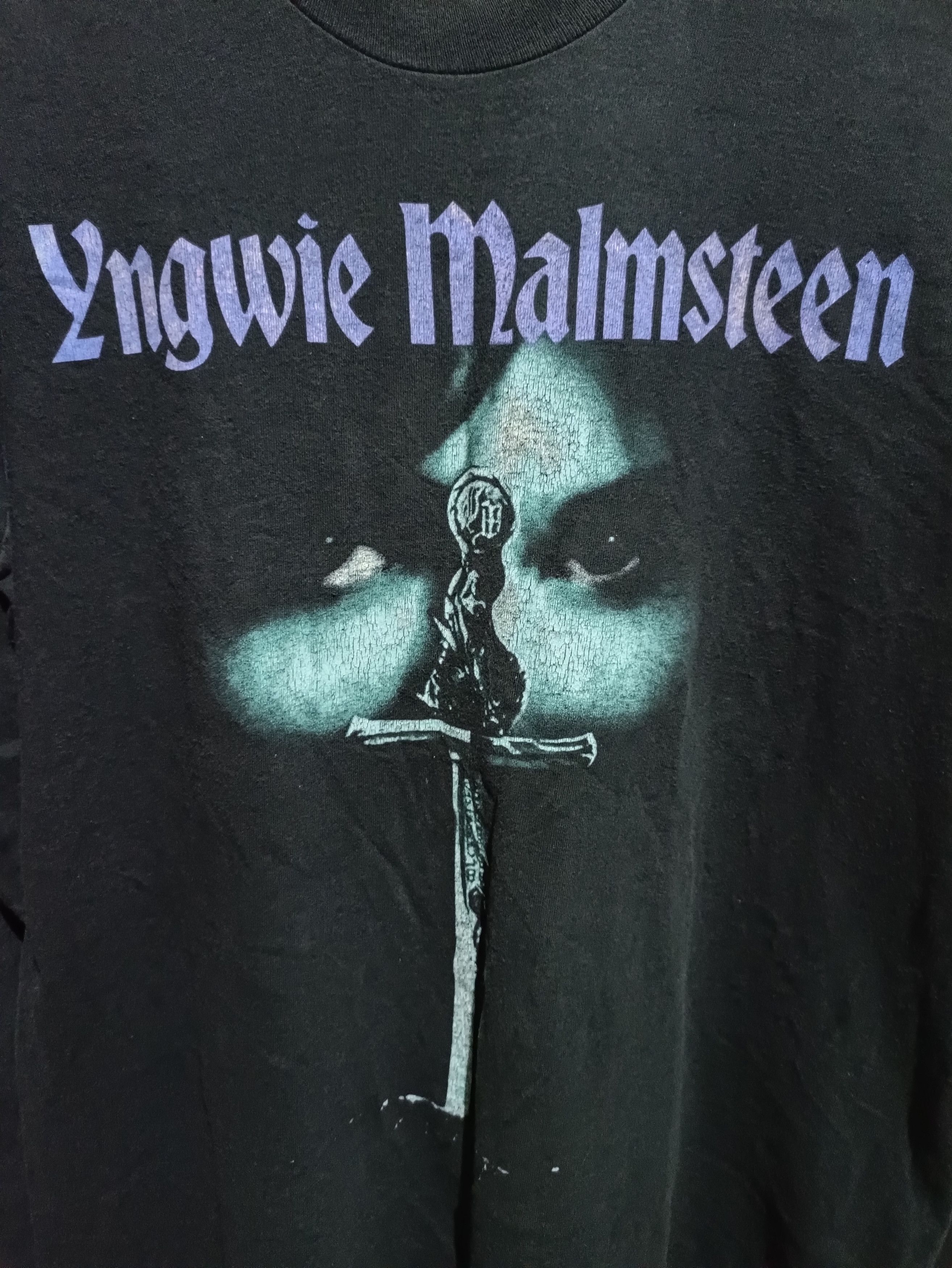 Band Tees Long Sleeve Shirt Yngwie Malmsteen "The Magnum Opus Tour" Size US XL / EU 56 / 4 - 7 Thumbnail