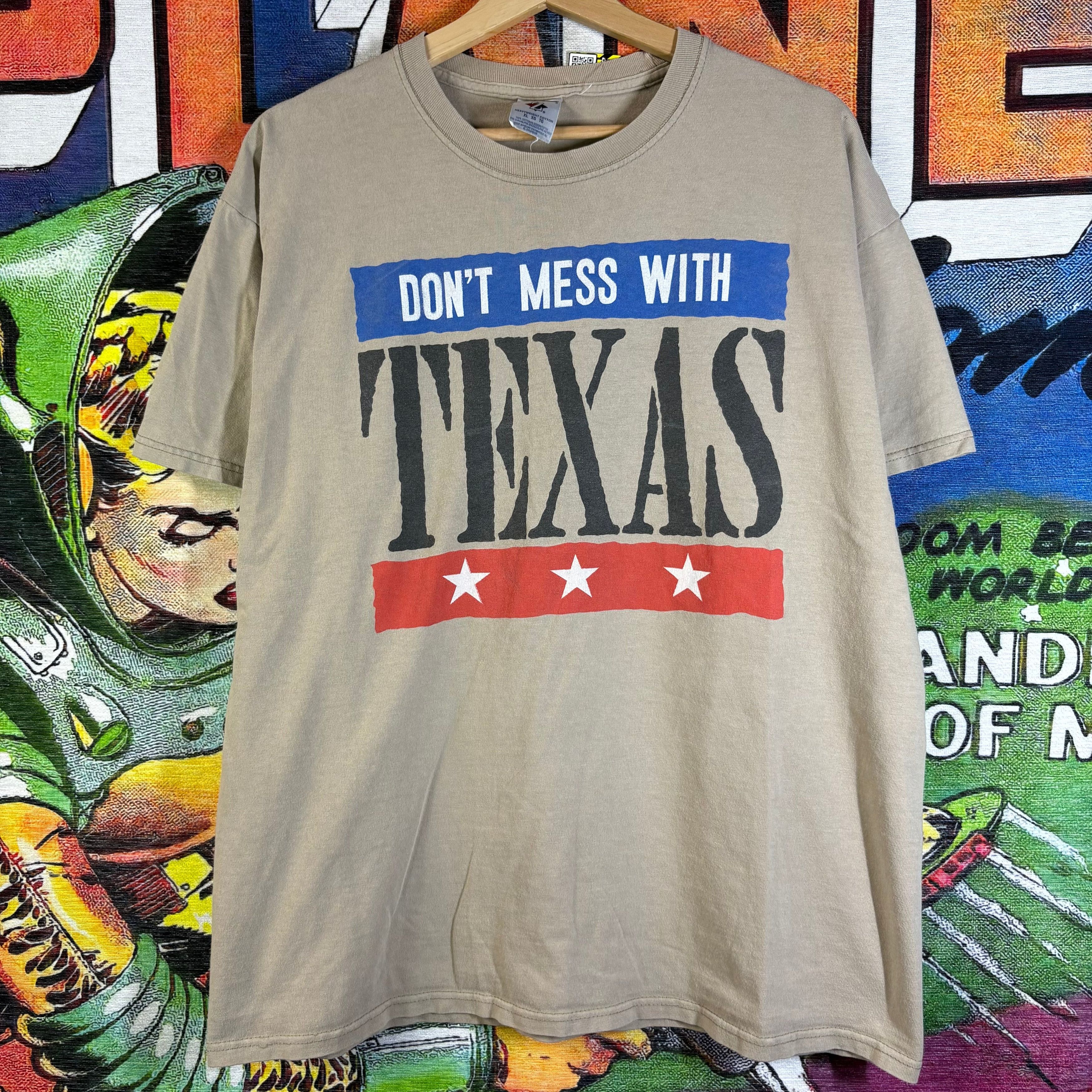 Vintage Y2K " Don't Mess With Texas " Tee Size XL Size US XL / EU 56 / 4 - 1 Thumbnail