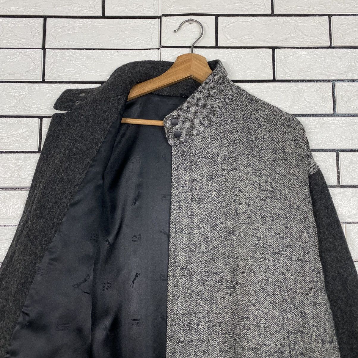 Issey Miyake 📌Vintage Wool Bomber Jacket Ginrei Rare Design Size US L / EU 52-54 / 3 - 13 Thumbnail