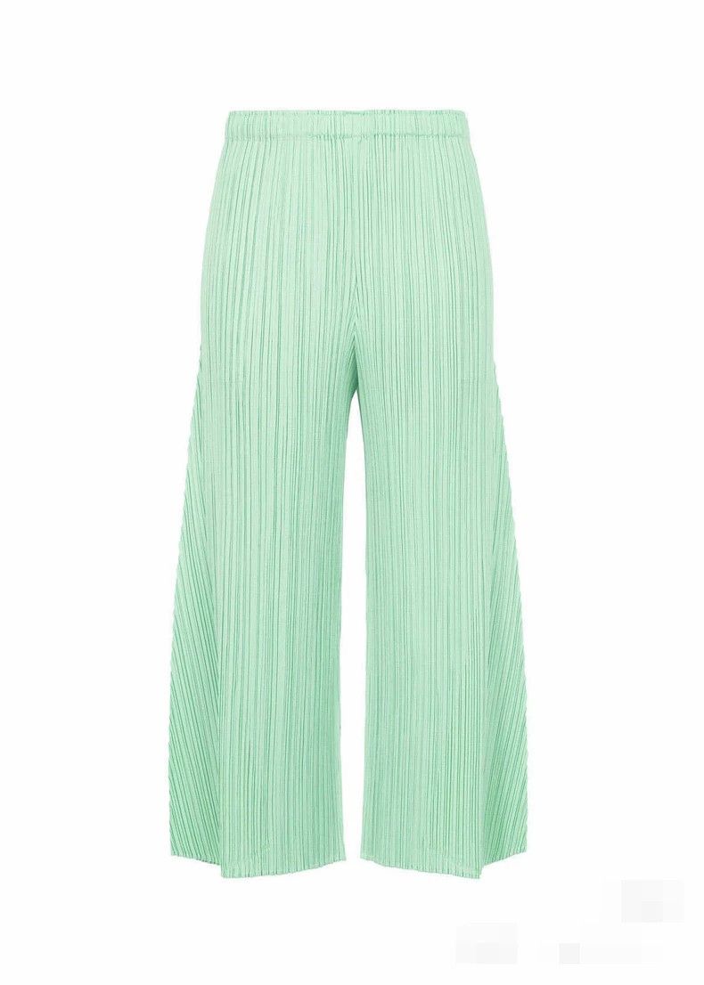 Issey Miyake Issey Miyake size:3 Mint green pleated pants Size 42" / US 20 - 1 Thumbnail