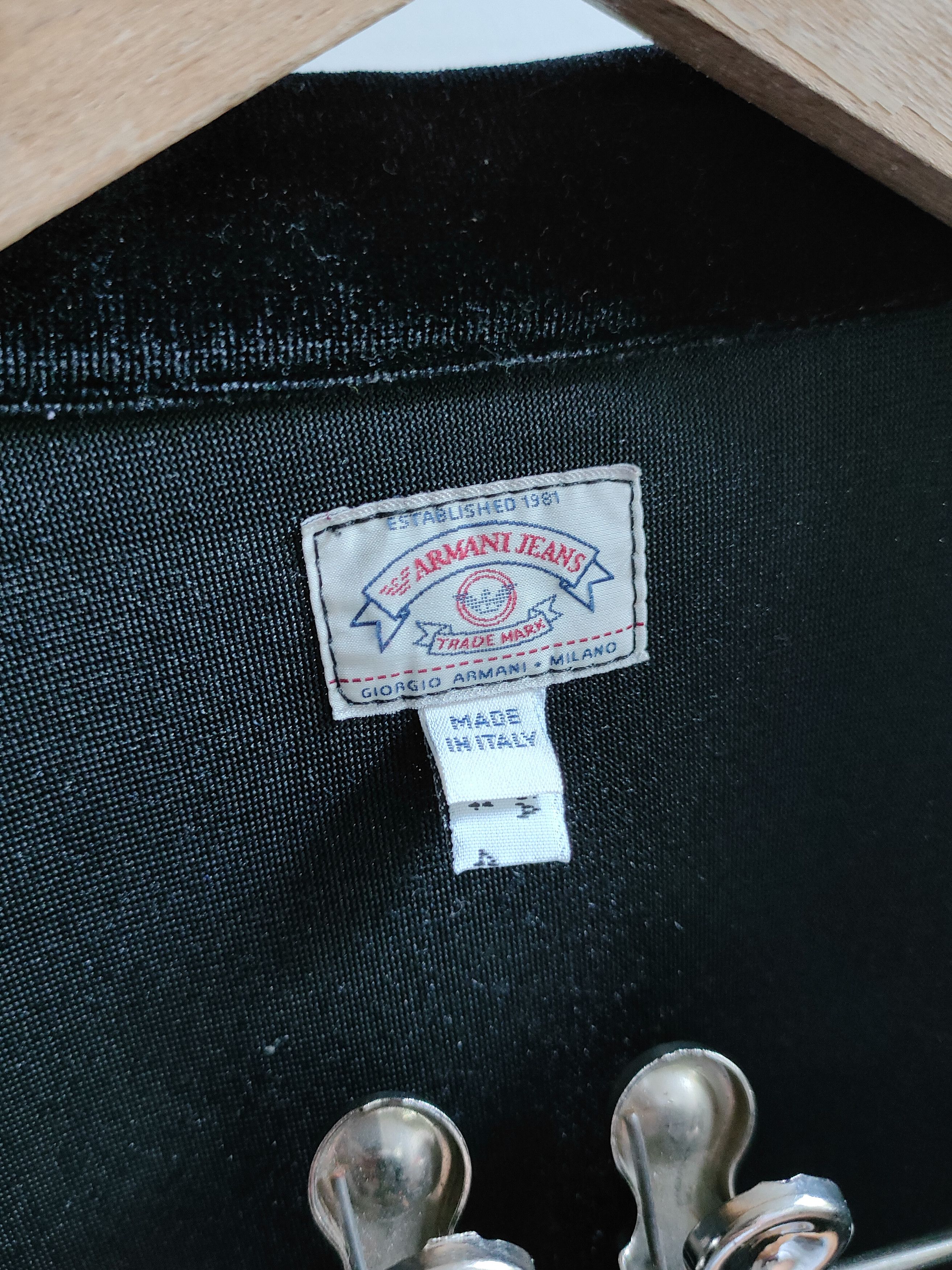 90s Vintage Armani Velour Shirt