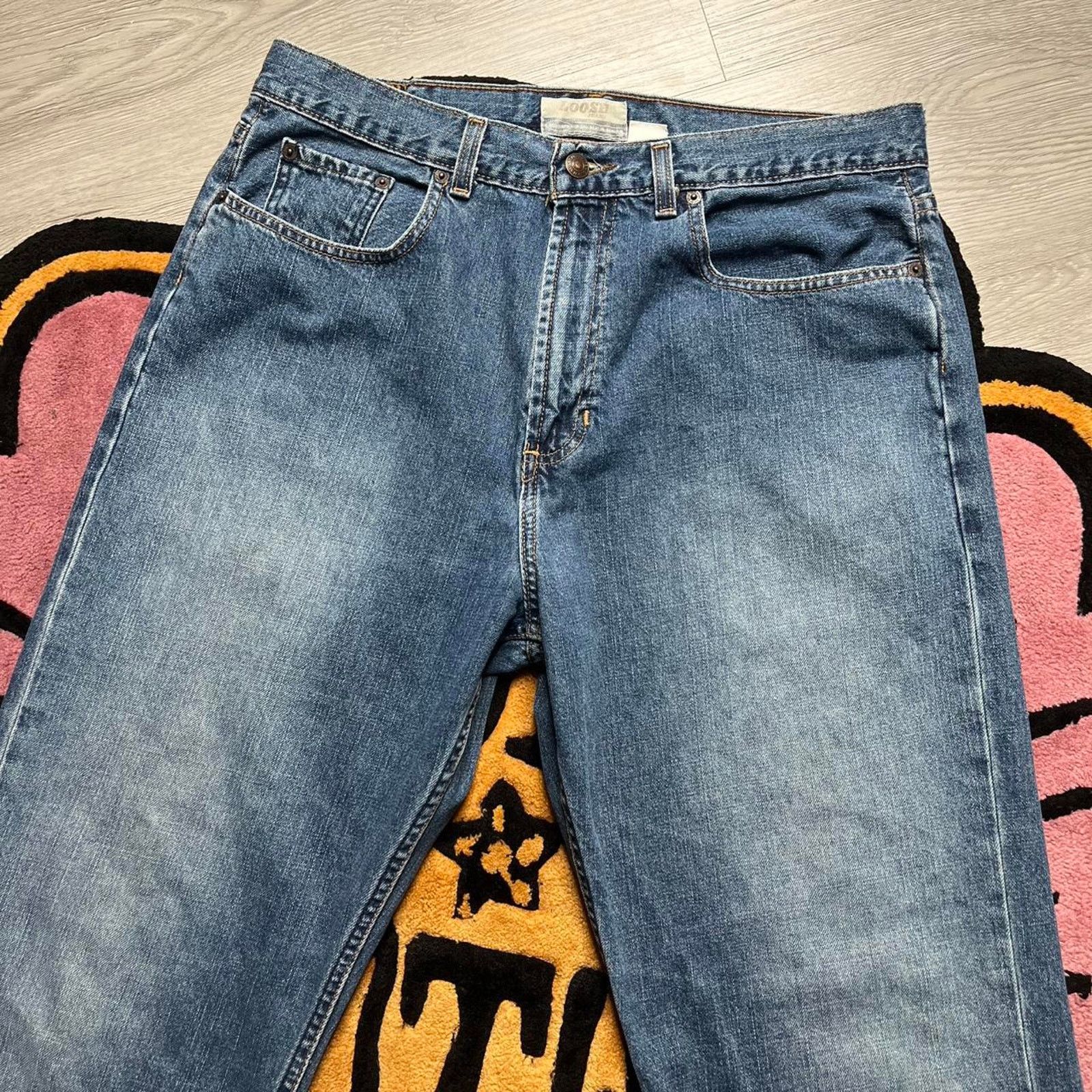 Old Navy × Vintage Vintage Y2K Old Navy Loose Straight Denim Jeans Size 34x30 Size US 34 / EU 50 - 2 Thumbnail