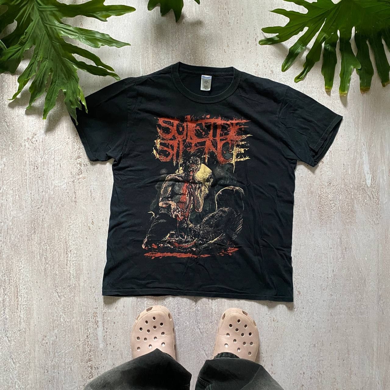 Band Tees VINTAGE RARE SUICIDE SILENCE METAL BAND FADED T SHIRT 92 Size US L / EU 52-54 / 3 - 1 Thumbnail